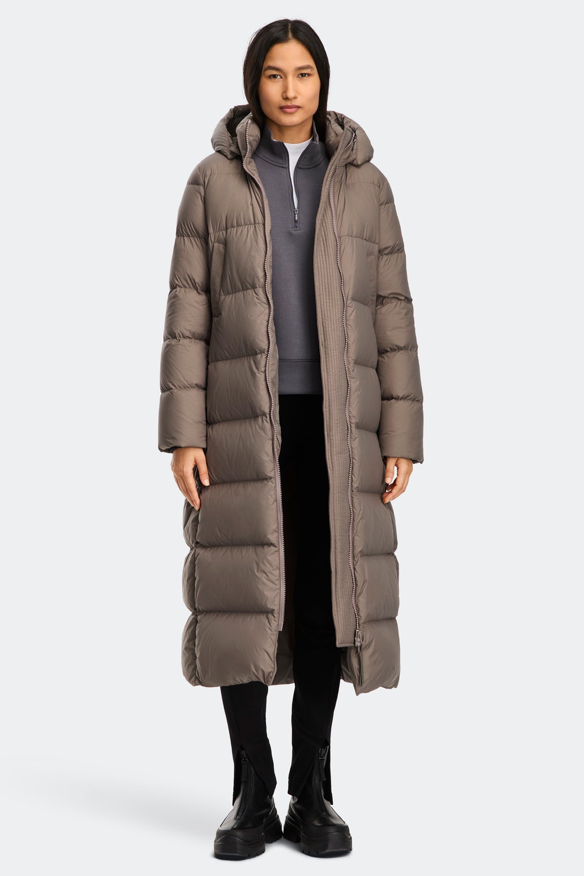 Mystique Puffer - Taupe Grey 9394 - on_front_01