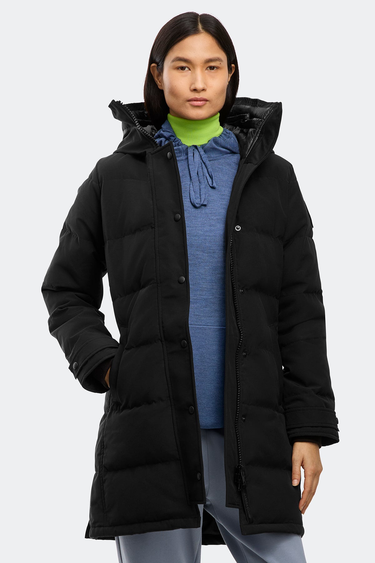 Shelburne Parka Black Disc - Black 9061 - on_front_01