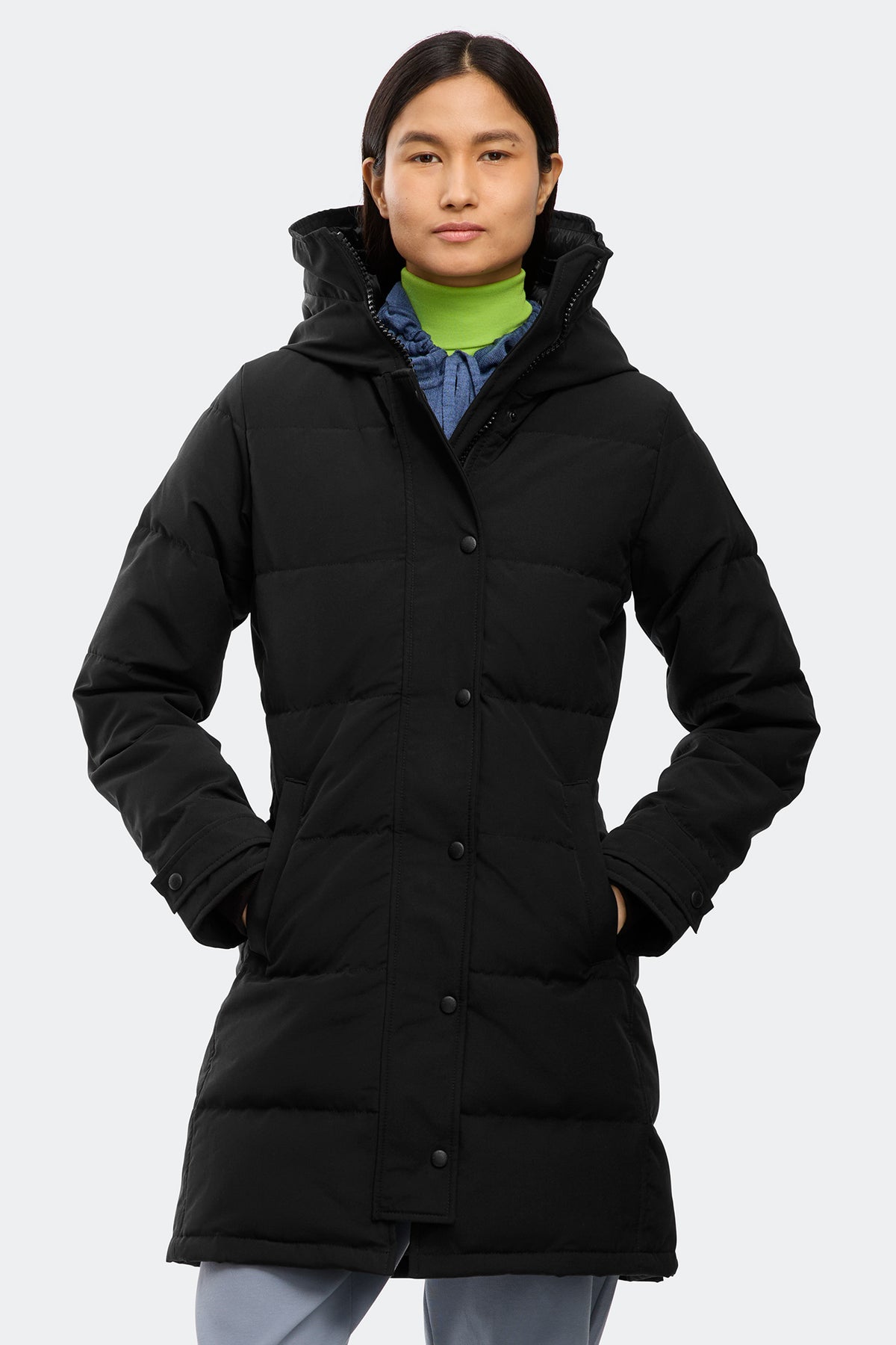 Shelburne Parka Black Disc - Black 9061 - on_front_closed_01