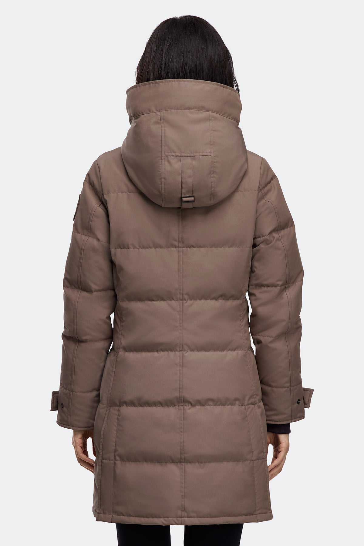 Shelburne Parka Tonal Disc - Taupe Grey 9394 - on_back_01