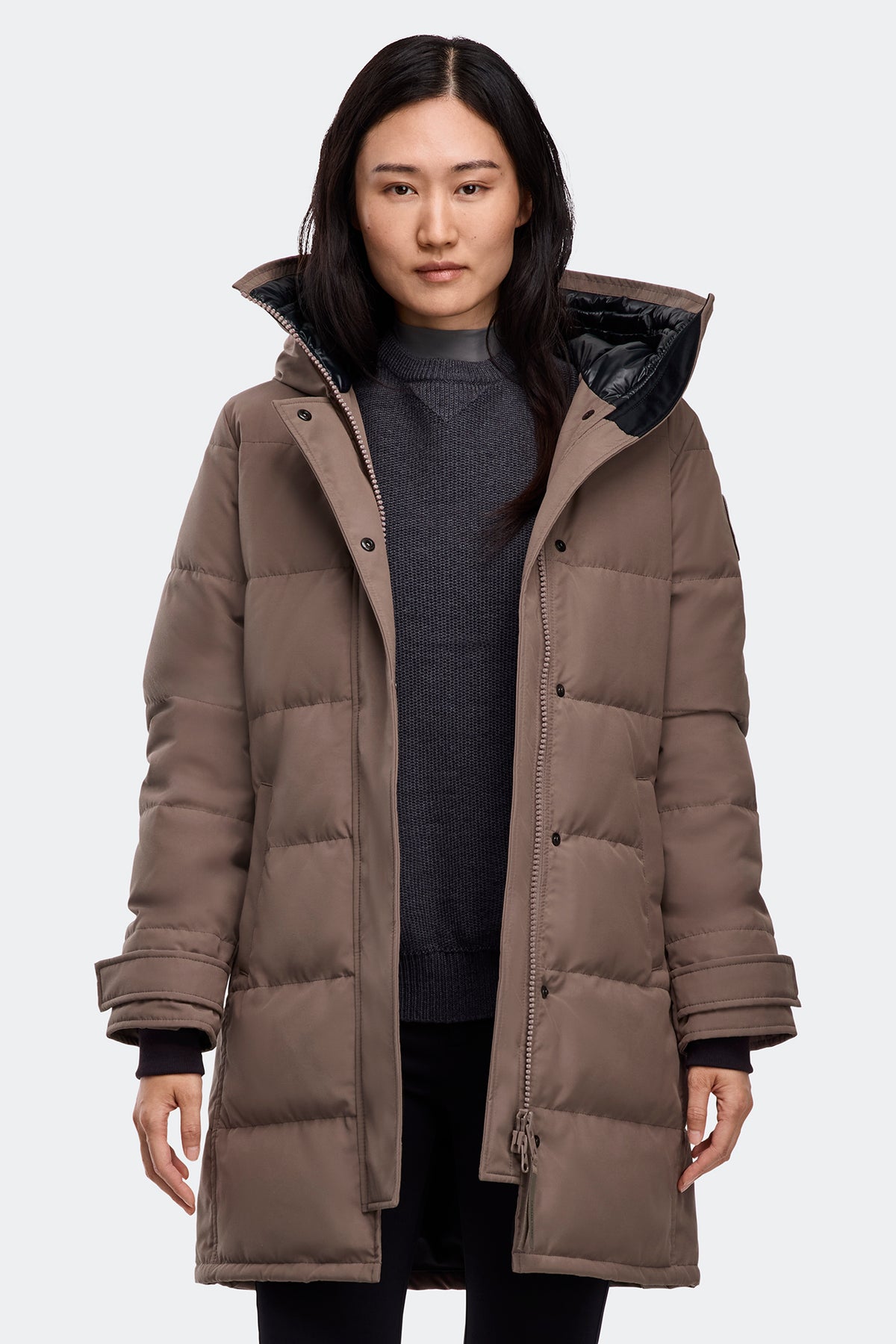 Shelburne Parka Tonal Disc - Taupe Grey 9394 - on_front_01
