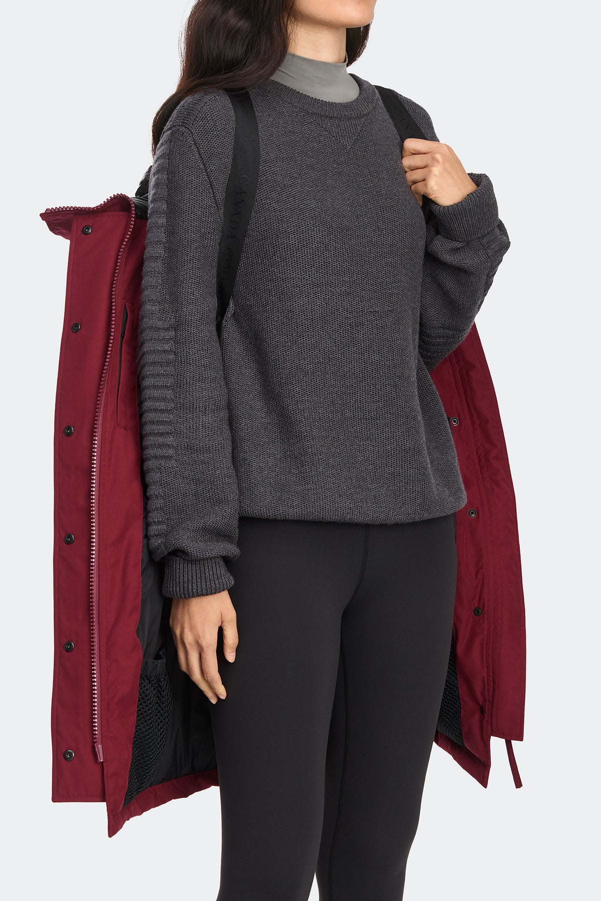 Shelburne Parka Tonal Disc - Burnt Vermillion 9601 - on_detail_01
