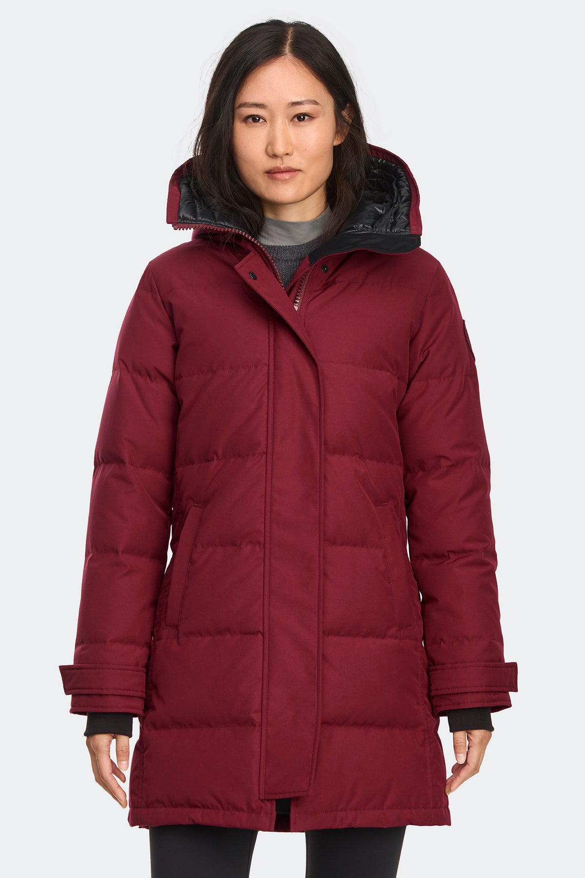 Shelburne Parka Tonal Disc - Burnt Vermillion 9601 - on_front_closed_01