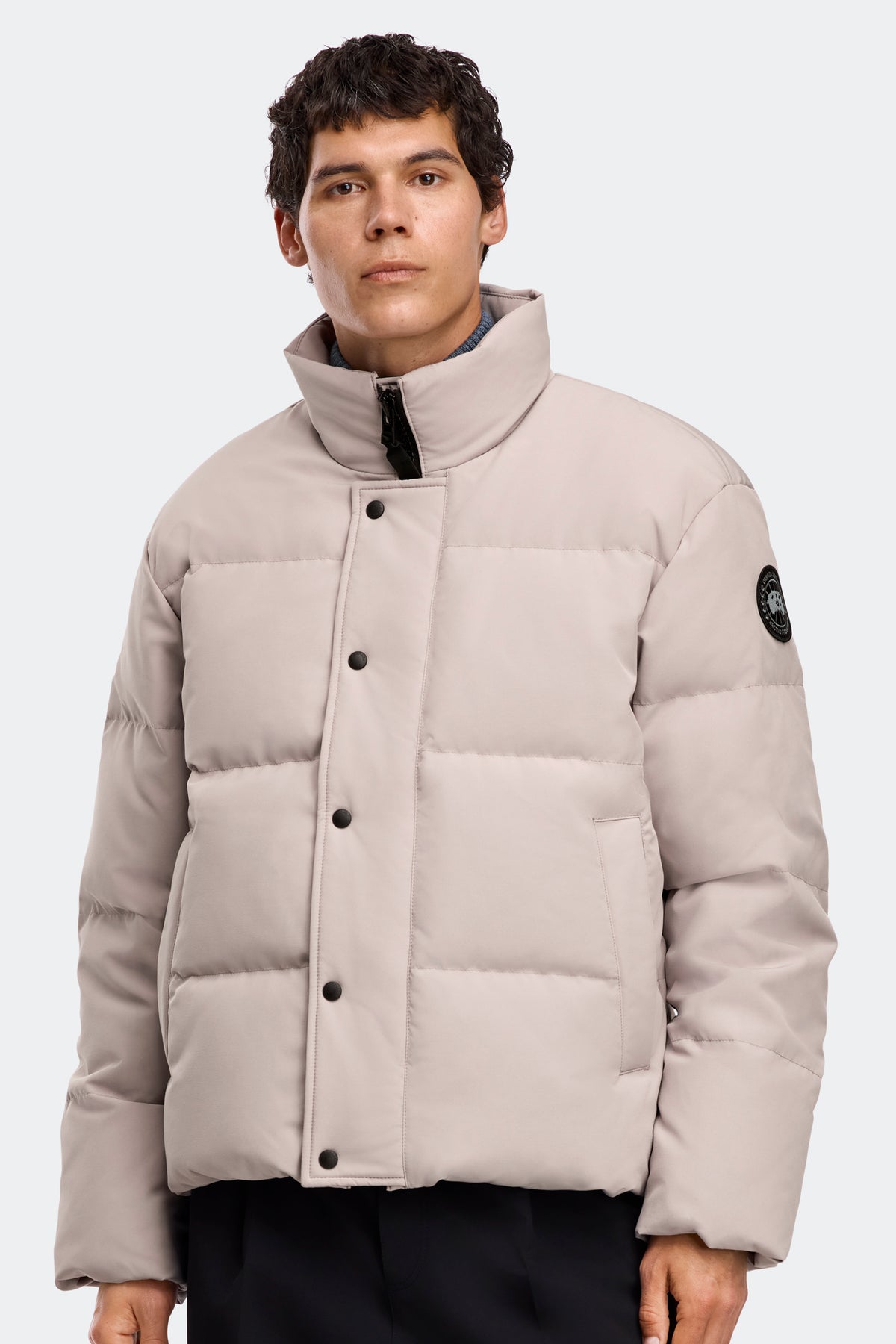 Bayview Parka Black Disc - Limestone 9432 - on_front_closed_01