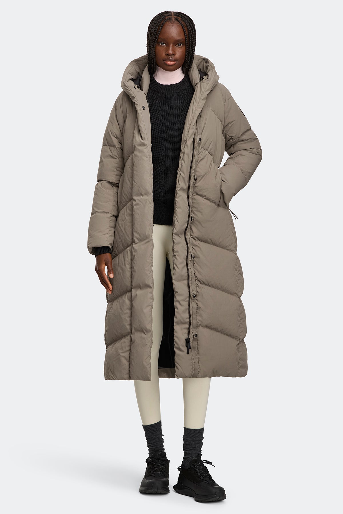 Marlow Parka - Taupe Grey 9394 - on_front_01