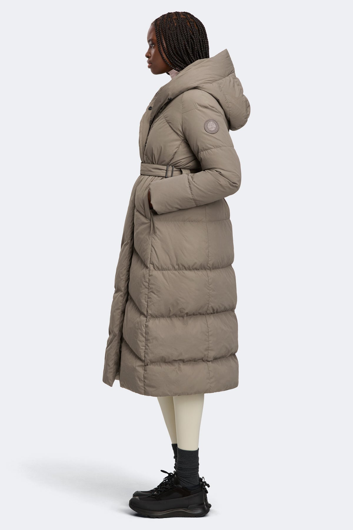Marlow Parka - Taupe Grey 9394 - on_side_01