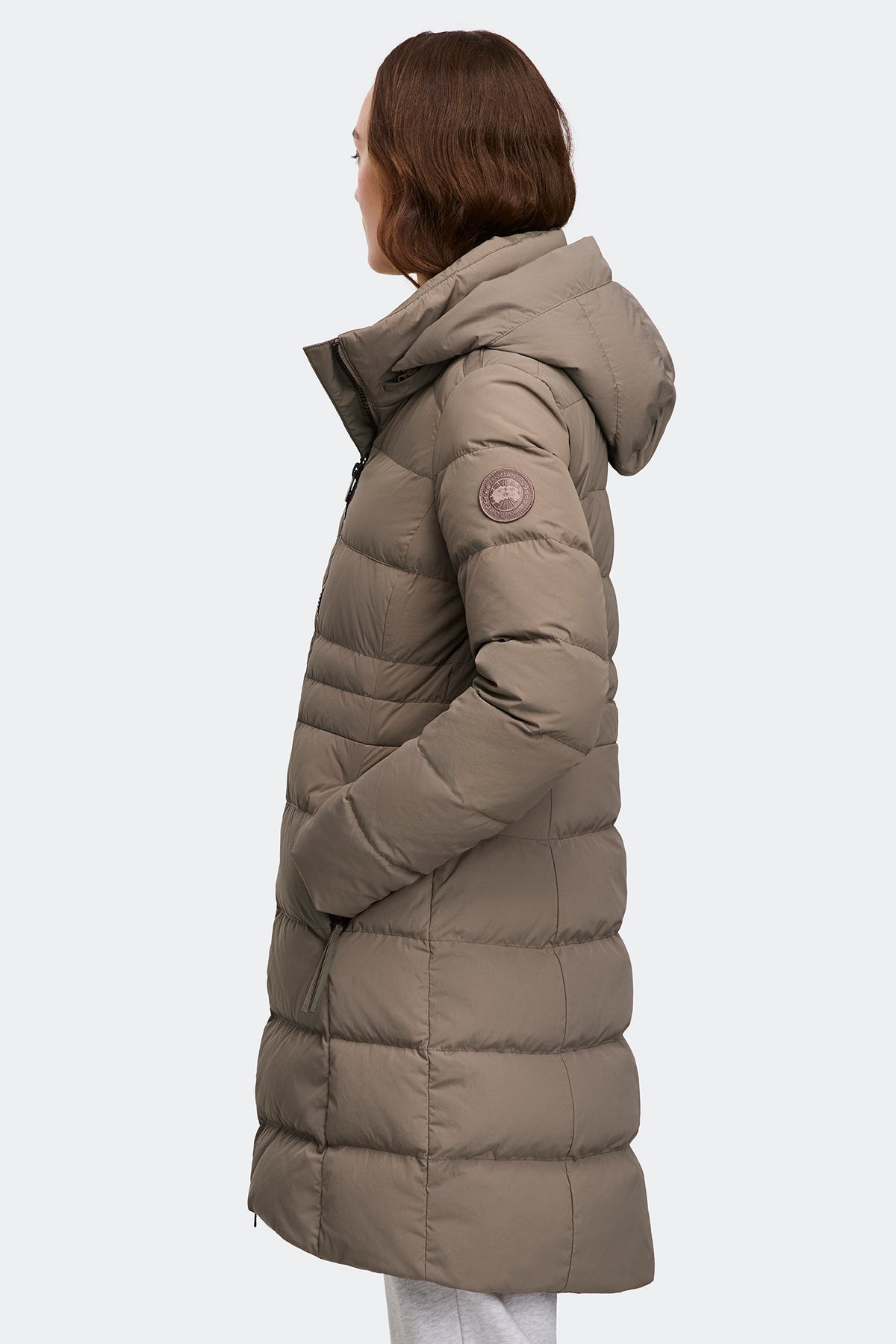 Aurora Parka - Taupe Grey 9394 - on_back_01