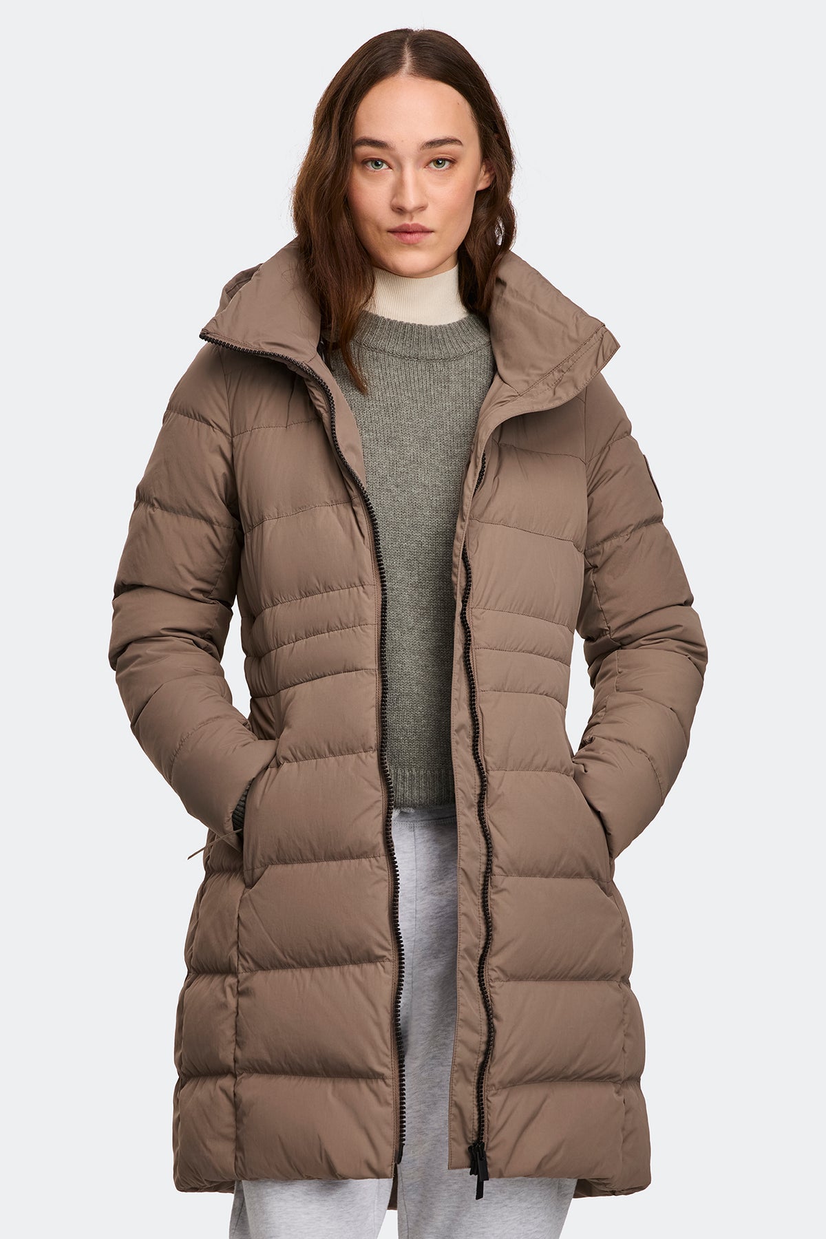 Aurora Parka - Taupe Grey 9394 - on_front_01