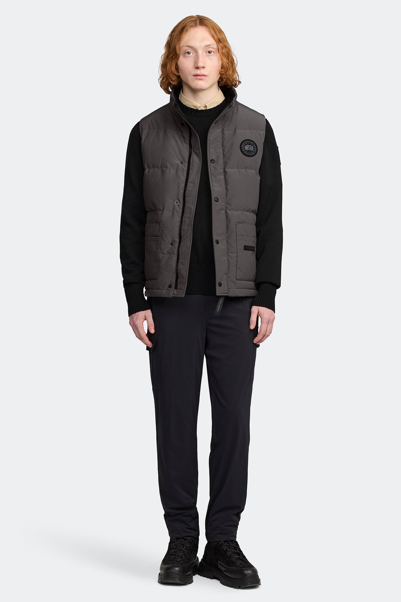 Freestyle Crew Vest Black Disc | Canada Goose
