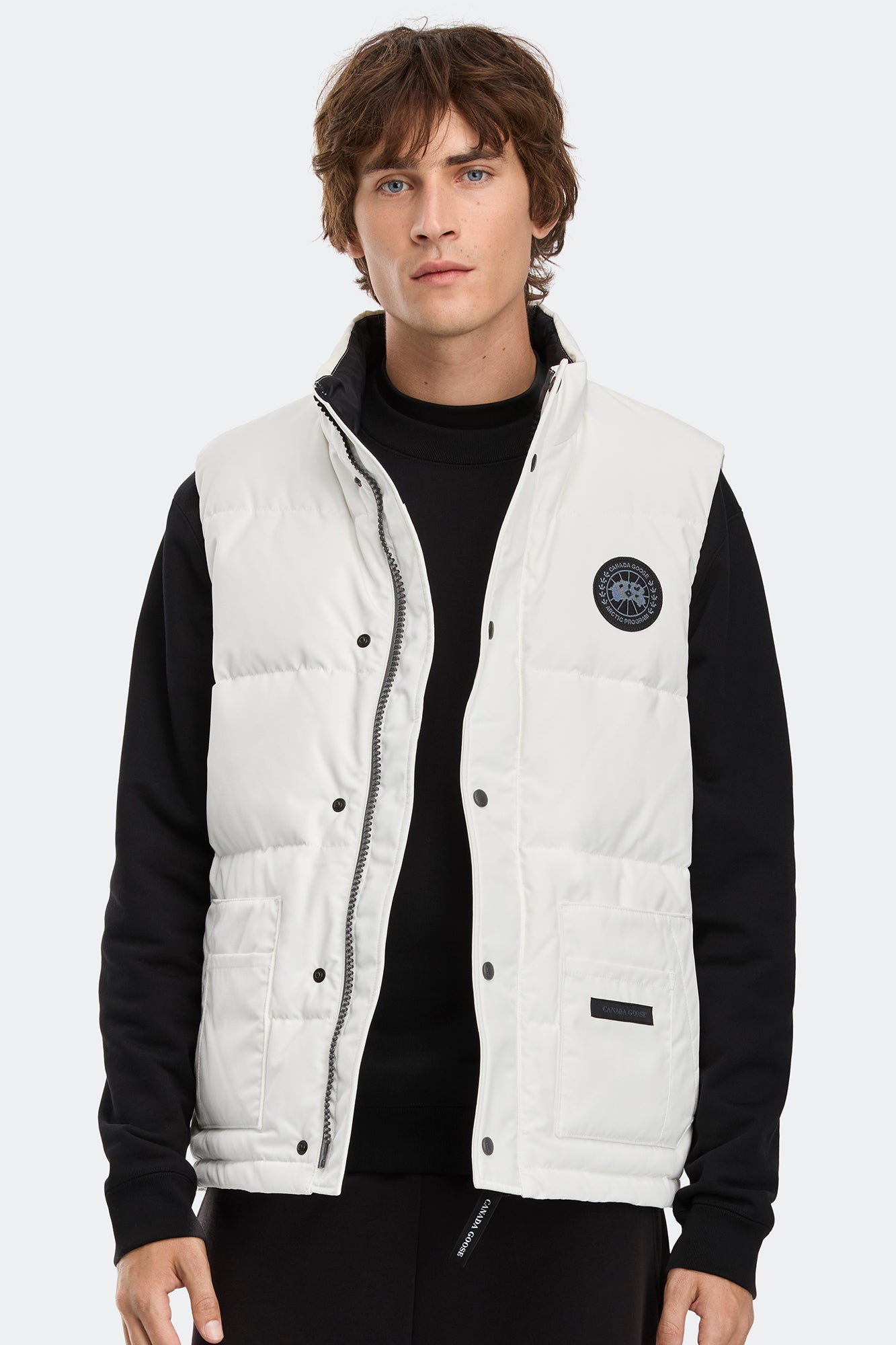 Freestyle Crew Vest Black Disc | Canada Goose