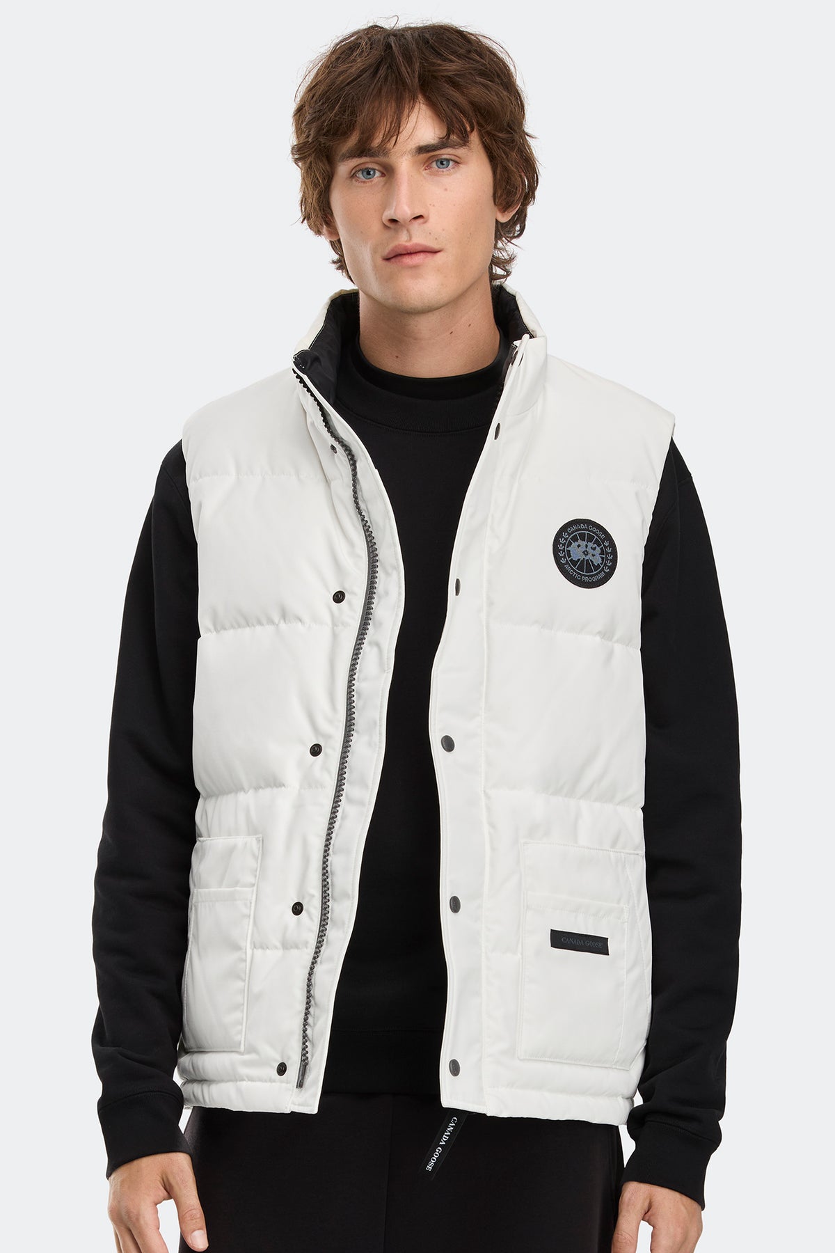 Freestyle Crew Vest Black Disc - Nrth Star Wh 9433 - on_front_01