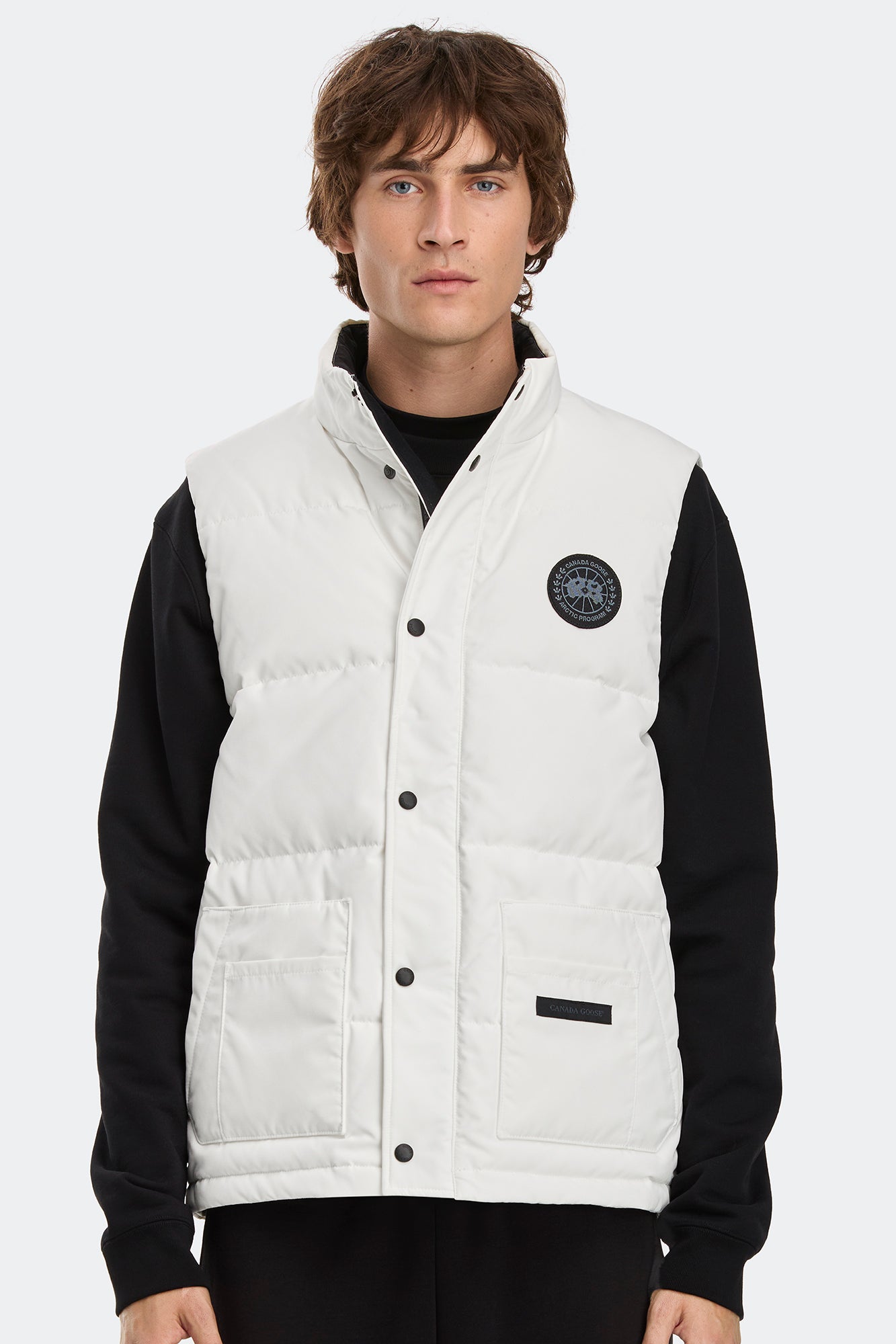 Freestyle Crew Vest Black Disc | Canada Goose
