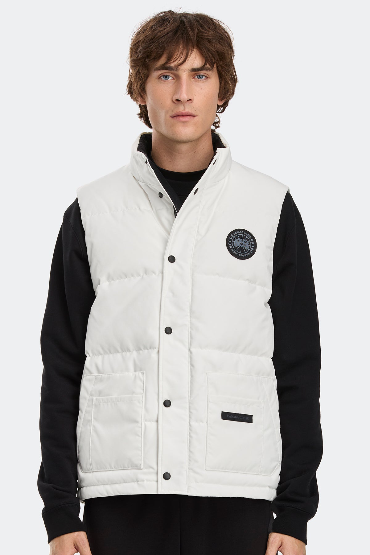 Freestyle Crew Vest Black Disc - Nrth Star Wh 9433 - on_front_closed_01