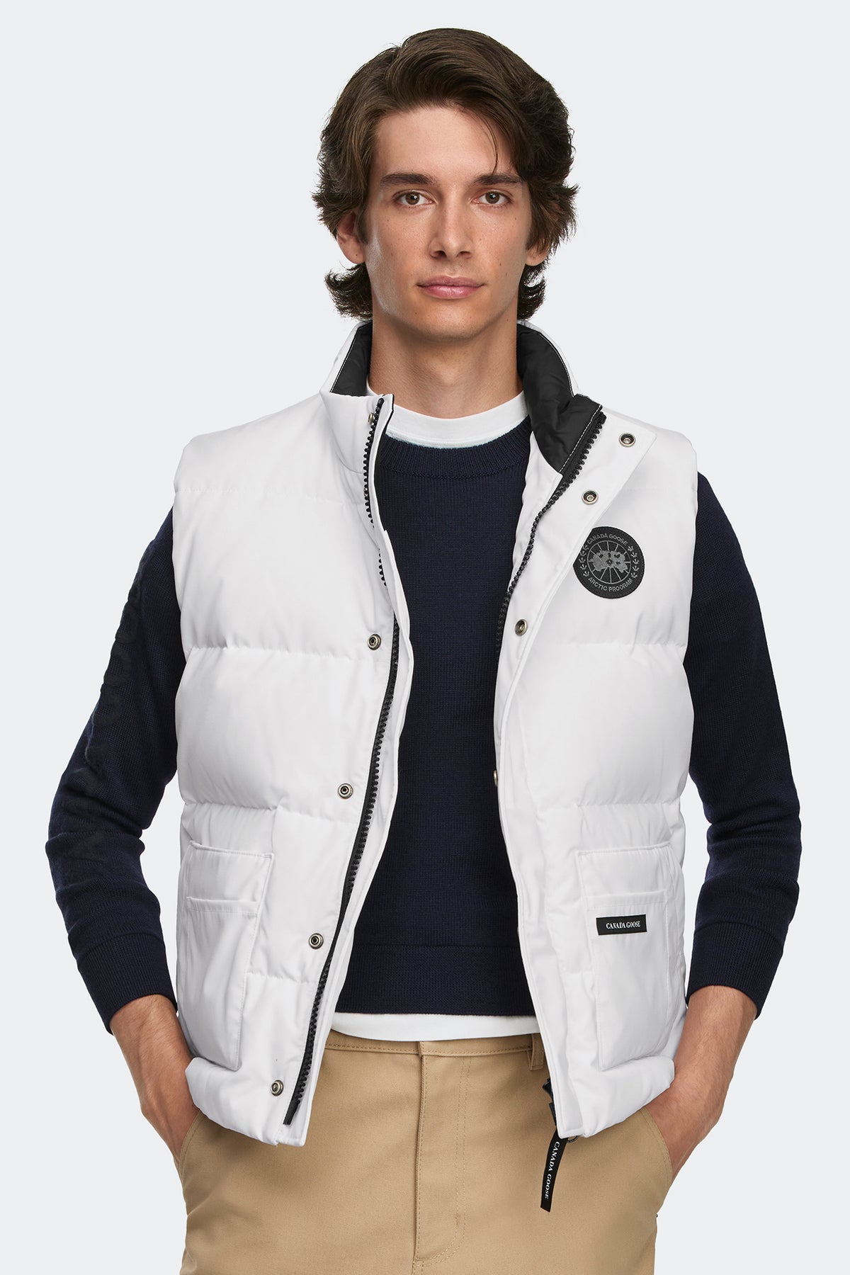 Legacy Freestyle Vest Black Disc - Optic White 9227 - on_front_01