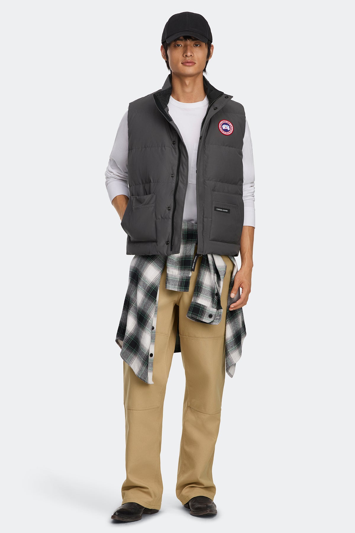 Legacy Freestyle Vest - Anchor Grey 9837 - on_full_body_01