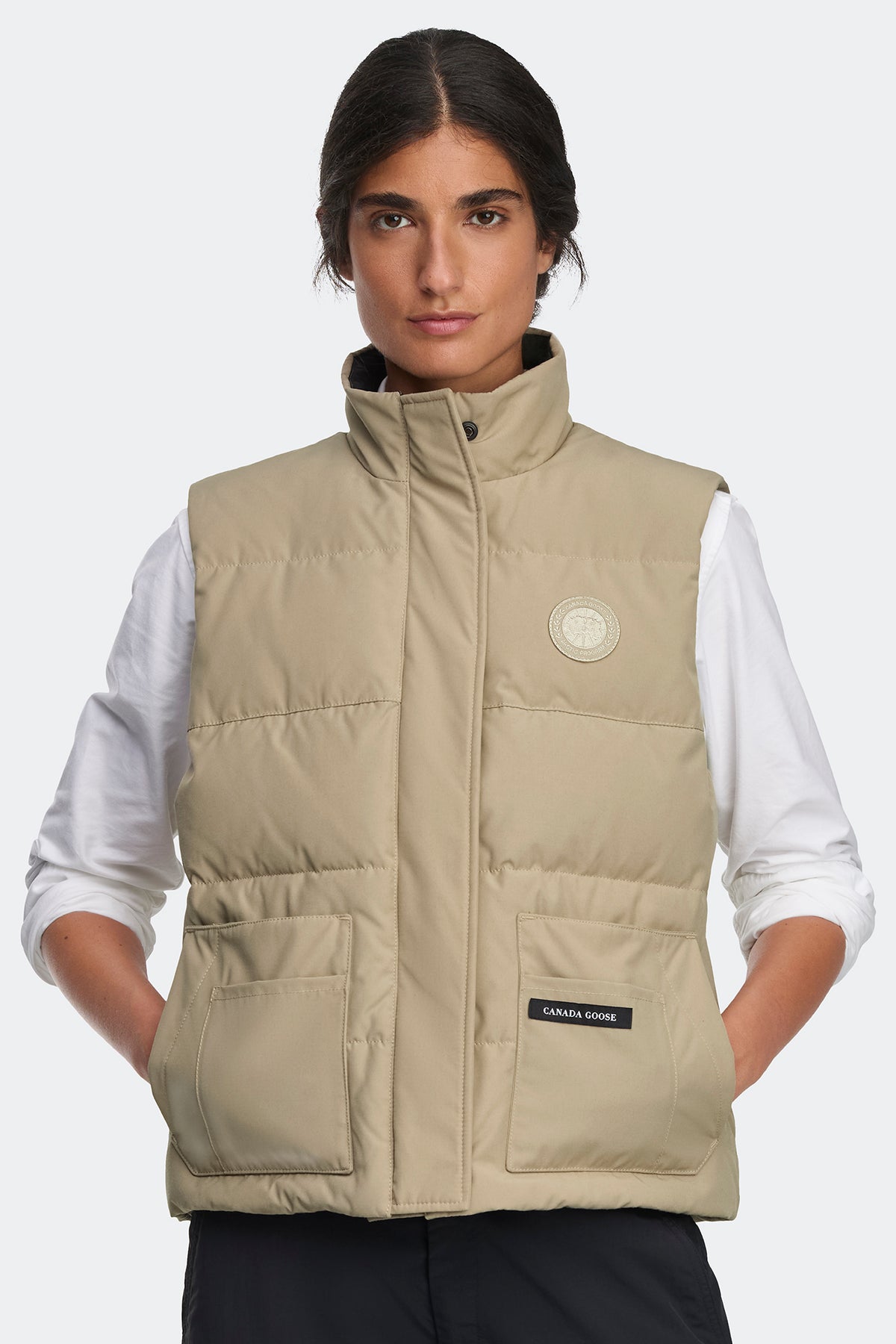 Legacy Freestyle Vest Tonal Disc - Military Tan 9113 - on_front_closed_01