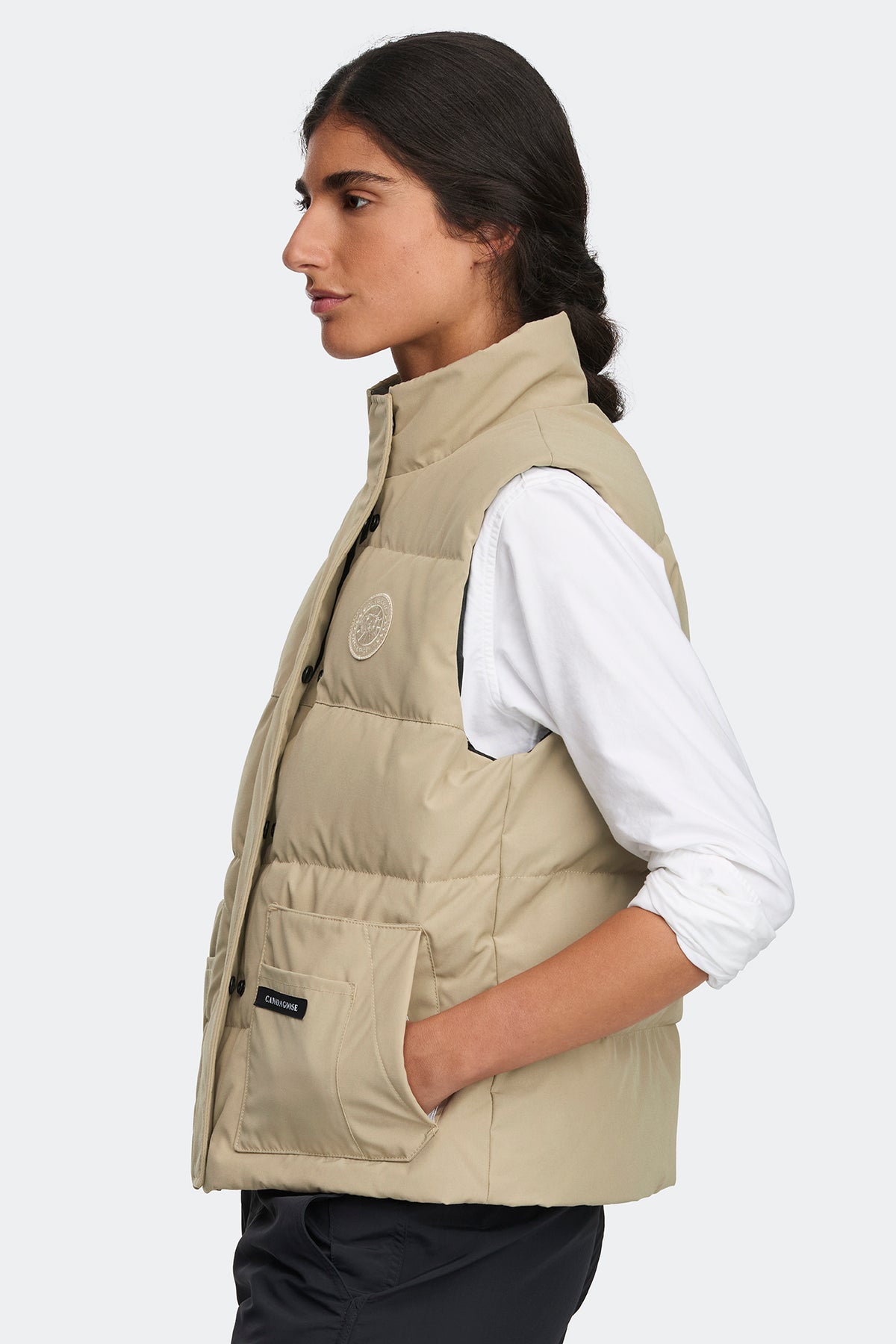 Legacy Freestyle Vest Tonal Disc - Military Tan 9113 - on_side_01