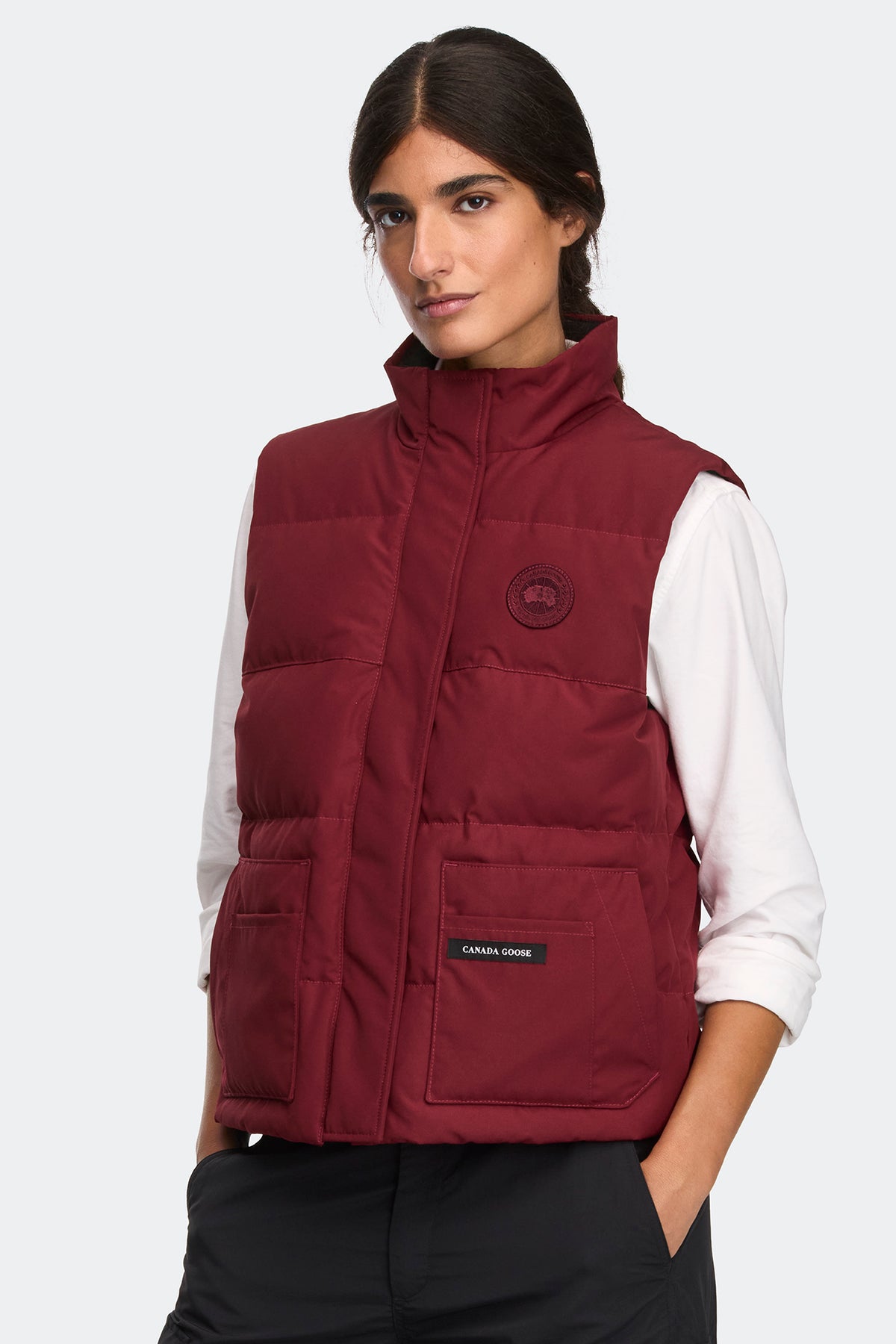 Legacy Freestyle Vest Tonal Disc - Burnt Vermillion 9601 - on_front_closed_01