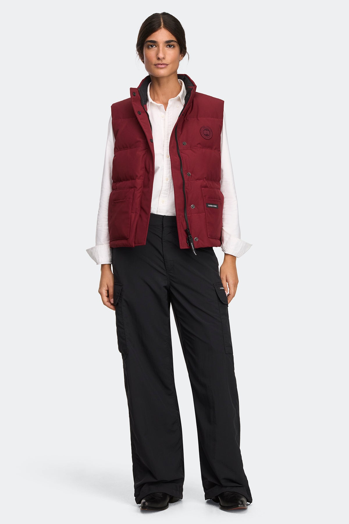 Legacy Freestyle Vest Tonal Disc - Burnt Vermillion 9601 - on_full_body_01