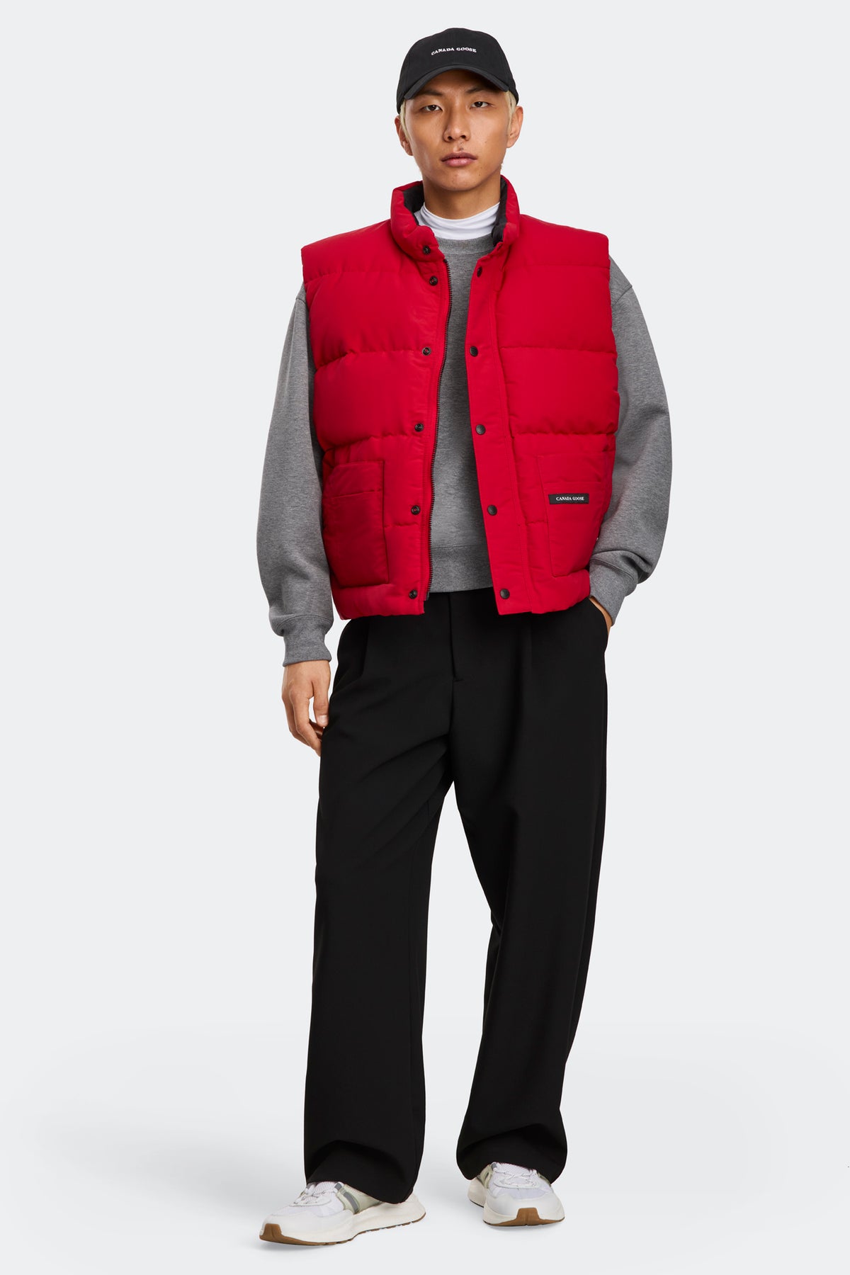 Ledger Vest - Carmine Red 9839 - on_full_body_01