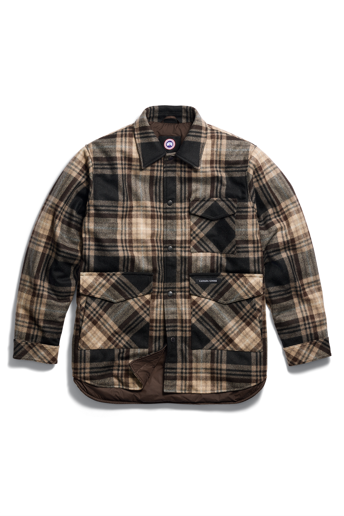 Legacy Plaid Shirt Jacket - Brown Multi 9560 - off_flat_lay_01