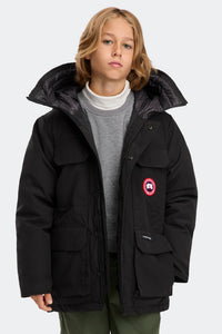 Youth Expedition Parka - Black 9061 - on_front_01