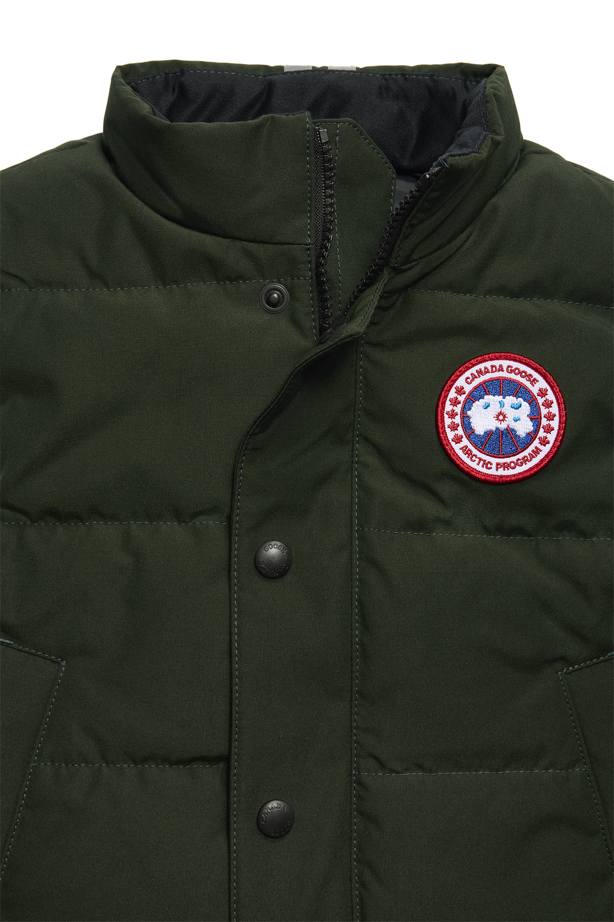 Kids Vanier Vest - Rowan Green 9125 - off_detail_01