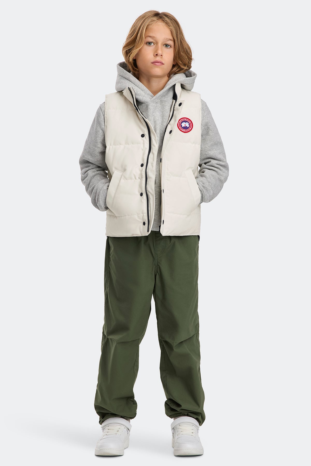 Youth Vanier Vest - Northstar White 433 - on_full_body_01