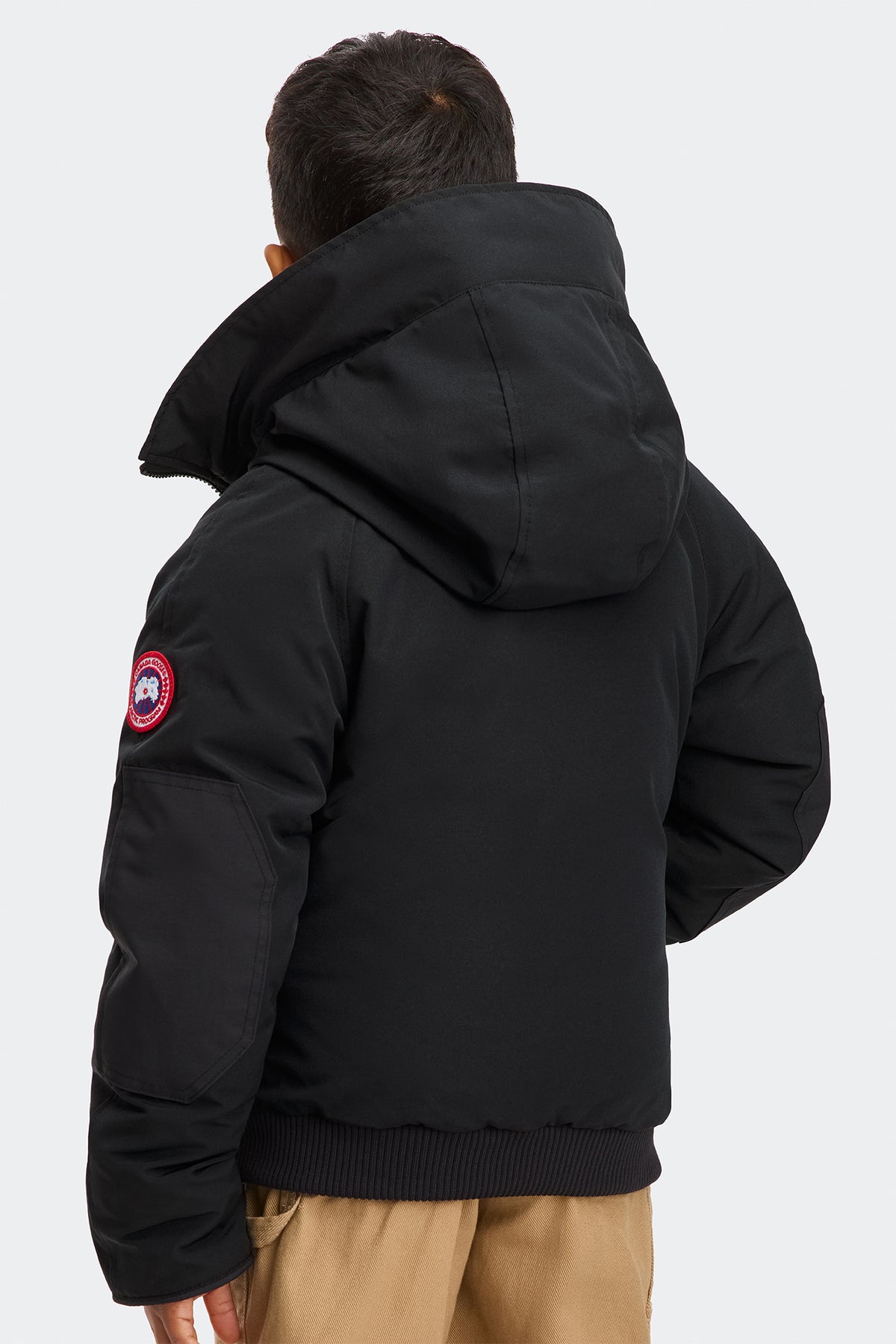 Youth Chilliwack Bomber - Black 9061 - on_back_01