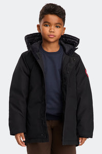 Youth Logan Parka - Black 9061 - on_front_01
