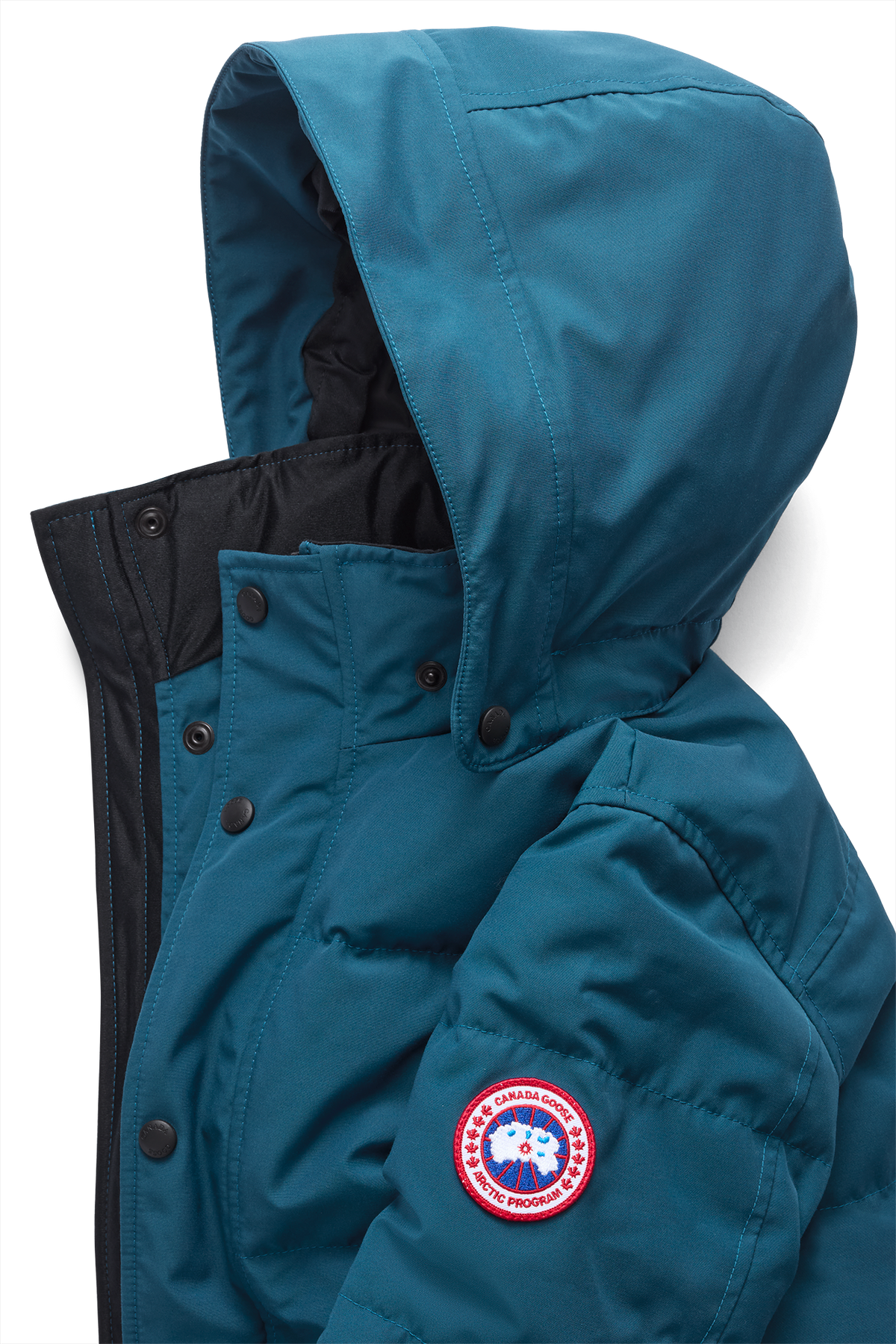 Kids Snowy Owl Parka - Guard Blue 9387 - off_detail_01