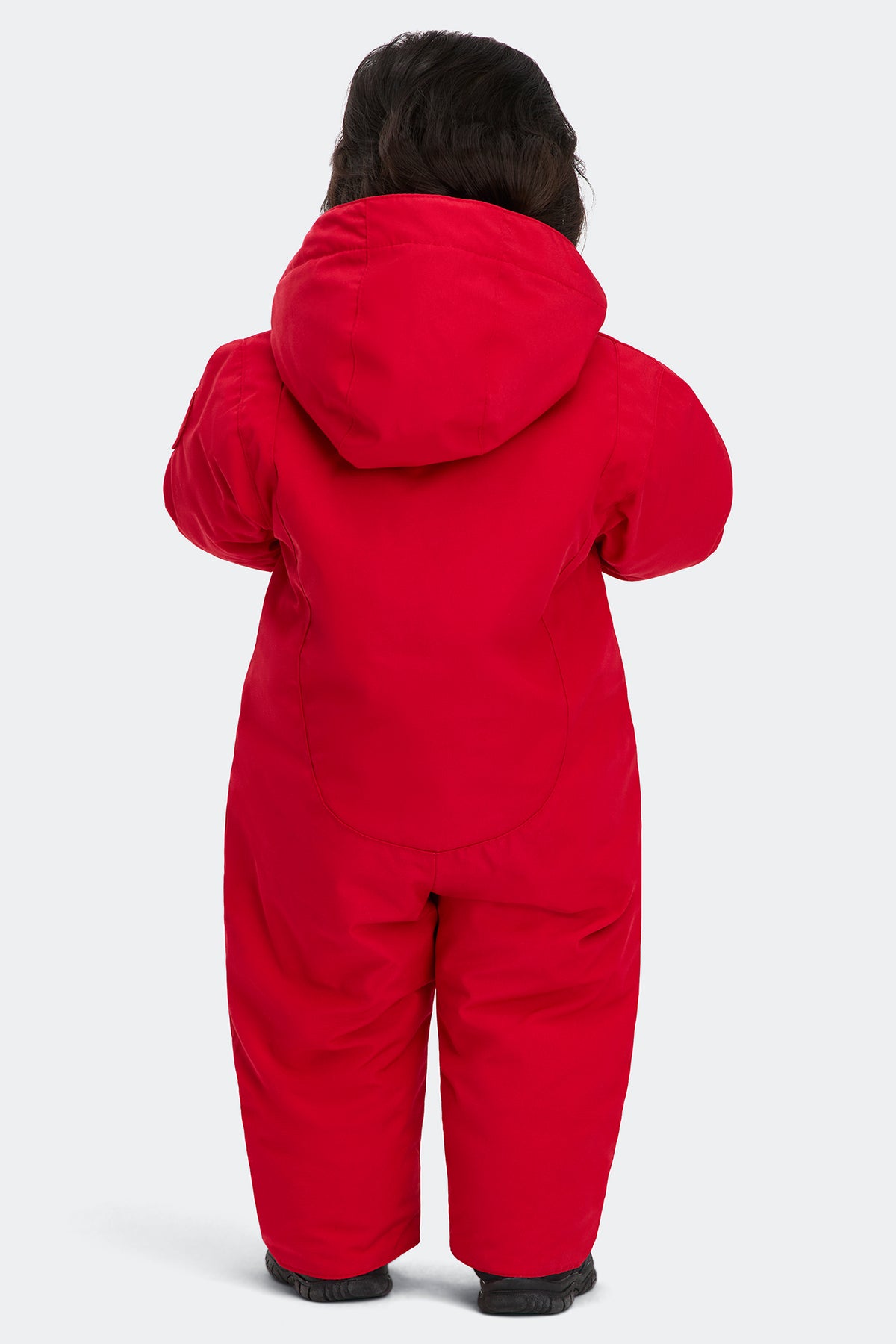 Baby Lamb Snowsuit - Fortune Red 28 - on_back_01
