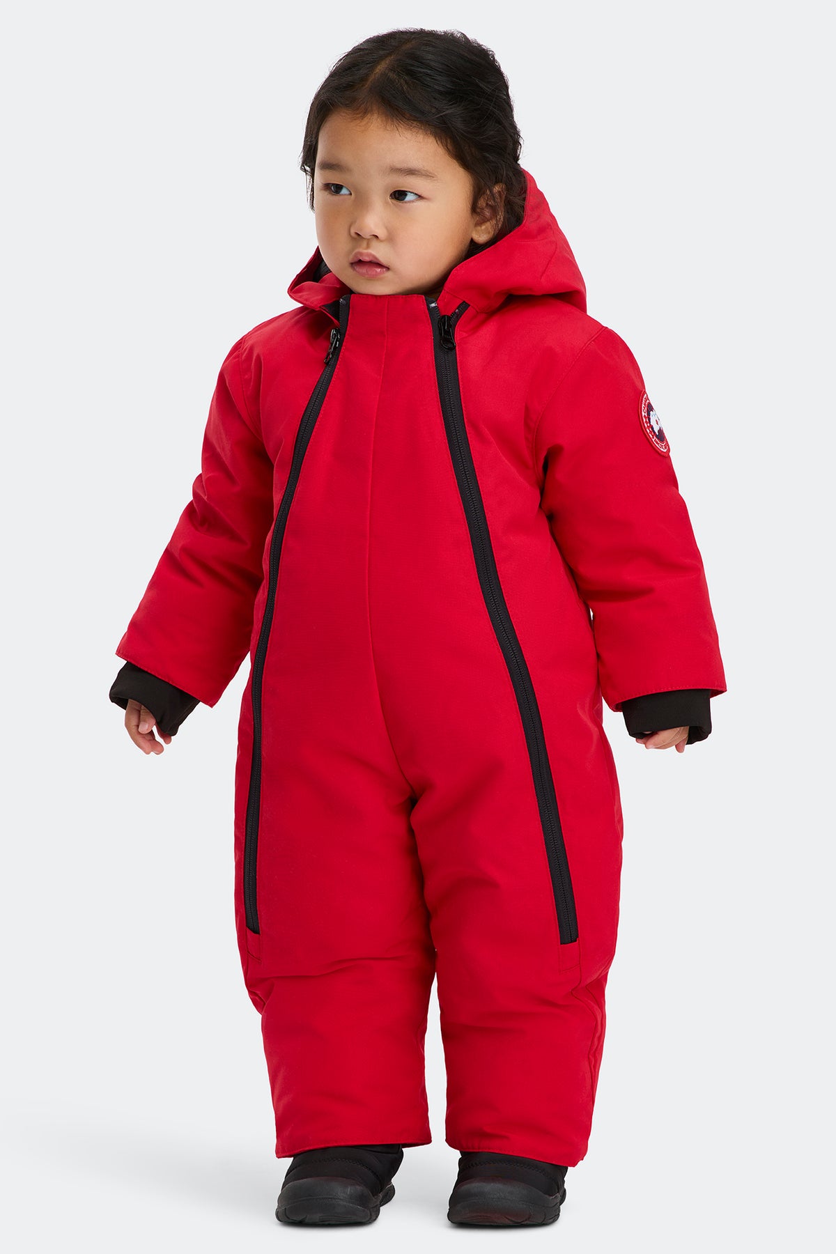 Baby Lamb Snowsuit - Fortune Red 28 - on_full_body_01
