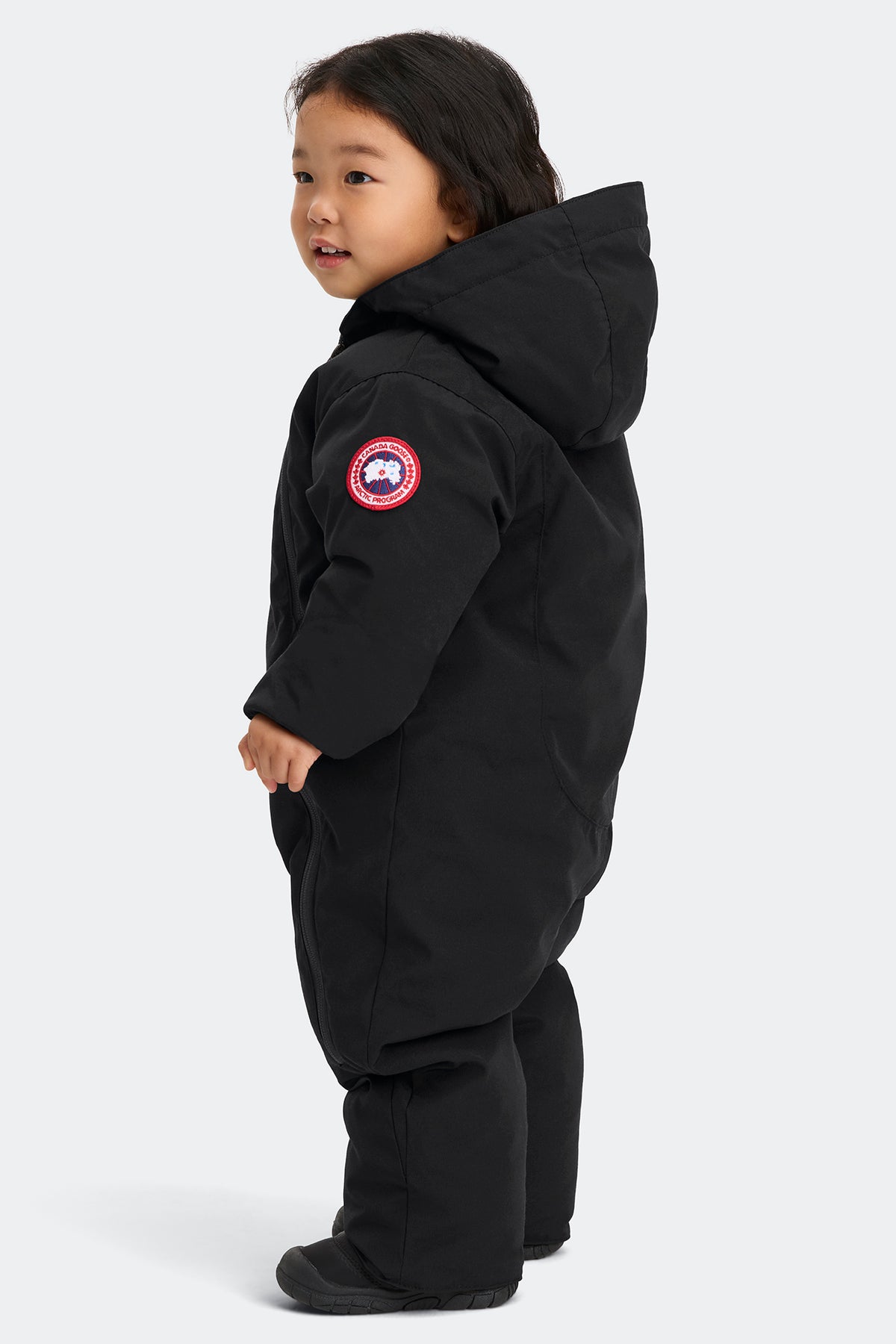 Baby Lamb Snowsuit - Black 9061 - on_side_01