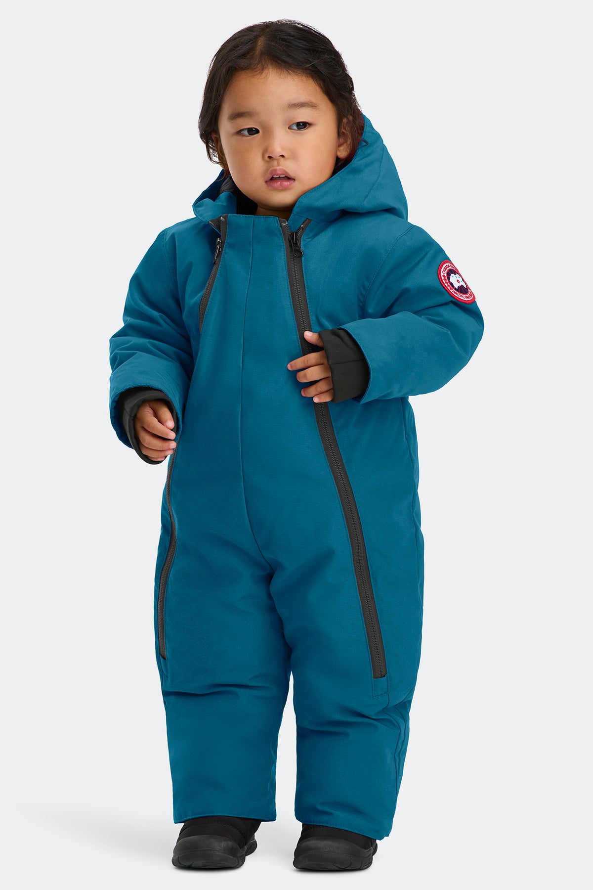 Baby Lamb Snowsuit - Guard Blue 9387 - on_full_body_01