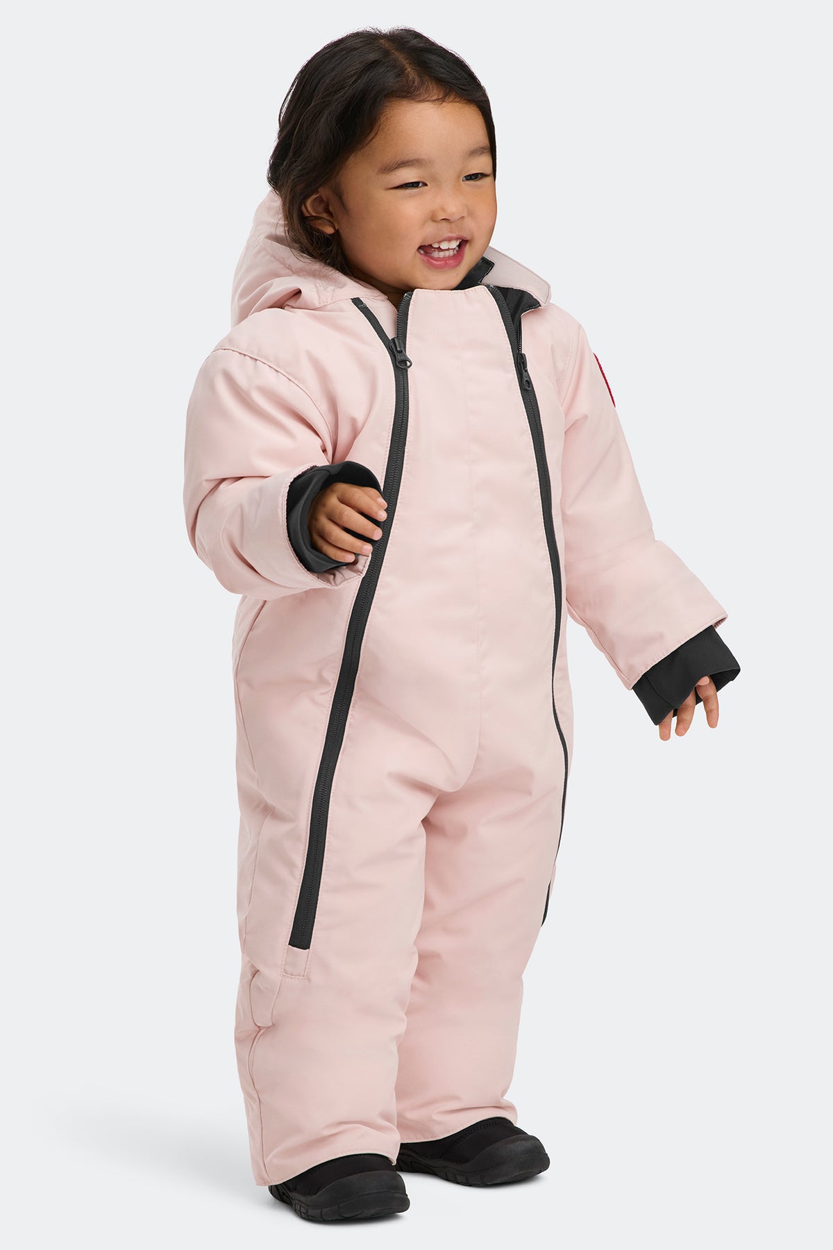Baby Lamb Snowsuit - Vintage Rose 9392 - on_full_body_01