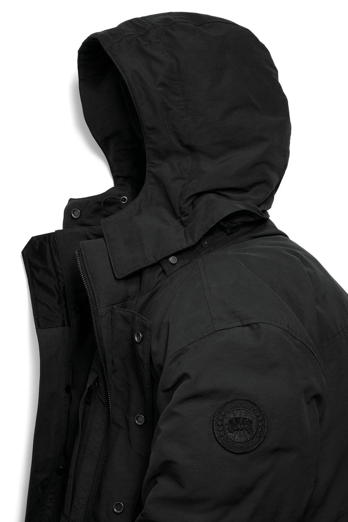 Maitland Cotton Parka - Black 9061 - off_detail_01