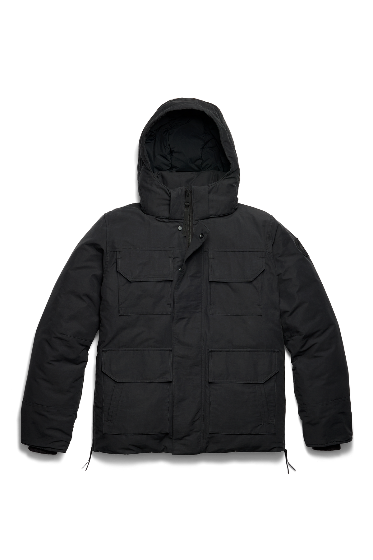 Maitland Cotton Parka - Black 9061 - off_flat_lay_01