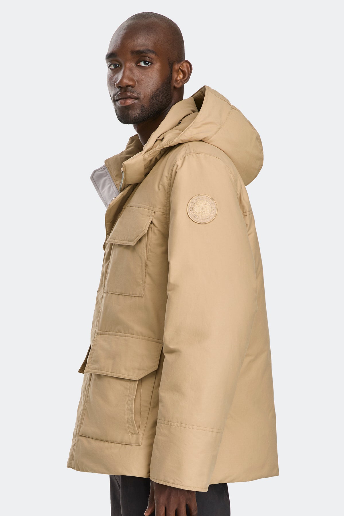 Maitland Cotton Parka - Desert Sand 9311 - on_back_01