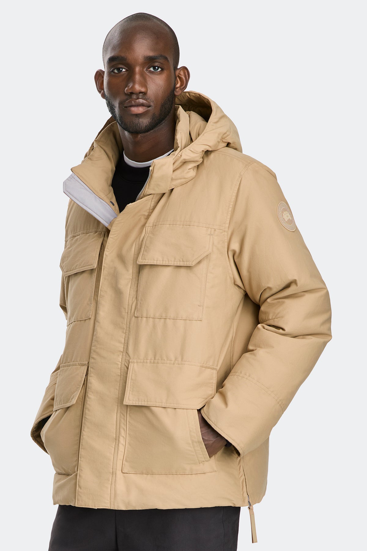 Maitland Cotton Parka - Desert Sand 9311 - on_front_01