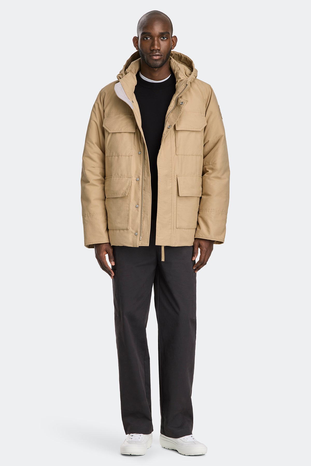 Maitland Cotton Parka - Desert Sand 9311 - on_full_body_01
