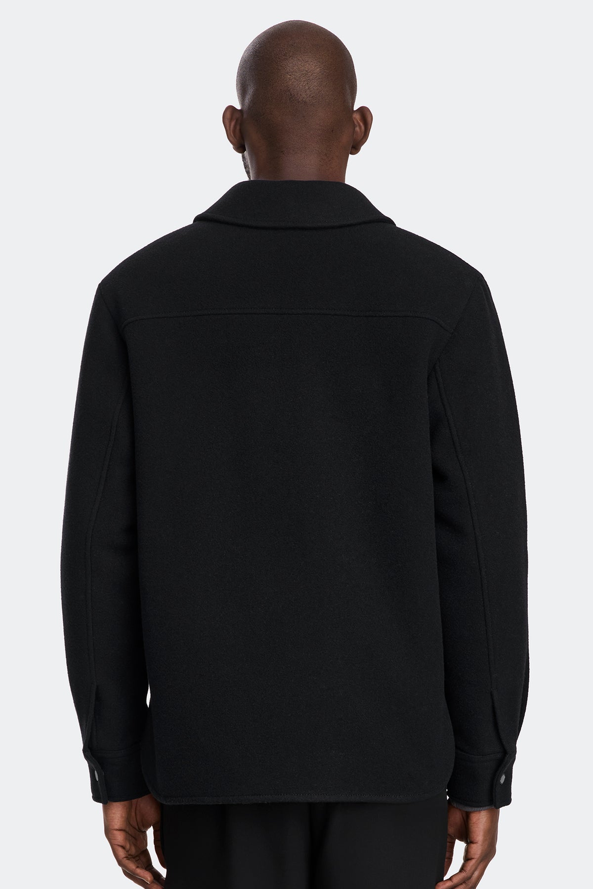 Atkinson Shirt Jacket - Black 9061 - on_back_01