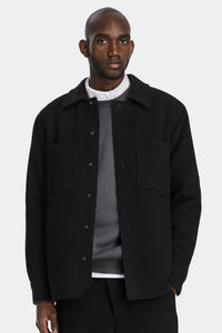 Atkinson Shirt Jacket - Black 9061 - on_front_01