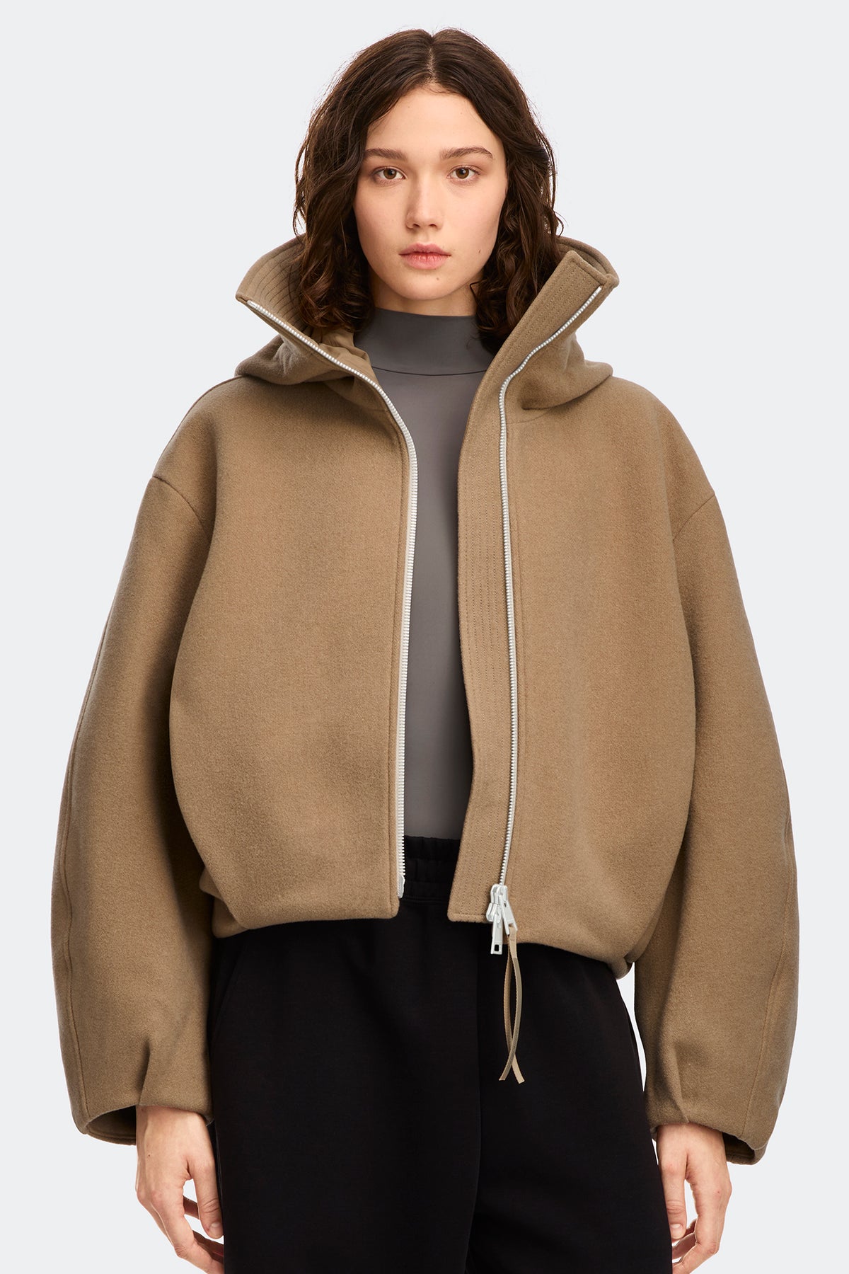 Chilliwack Wool Bomber - Tan 9007 - on_front_01