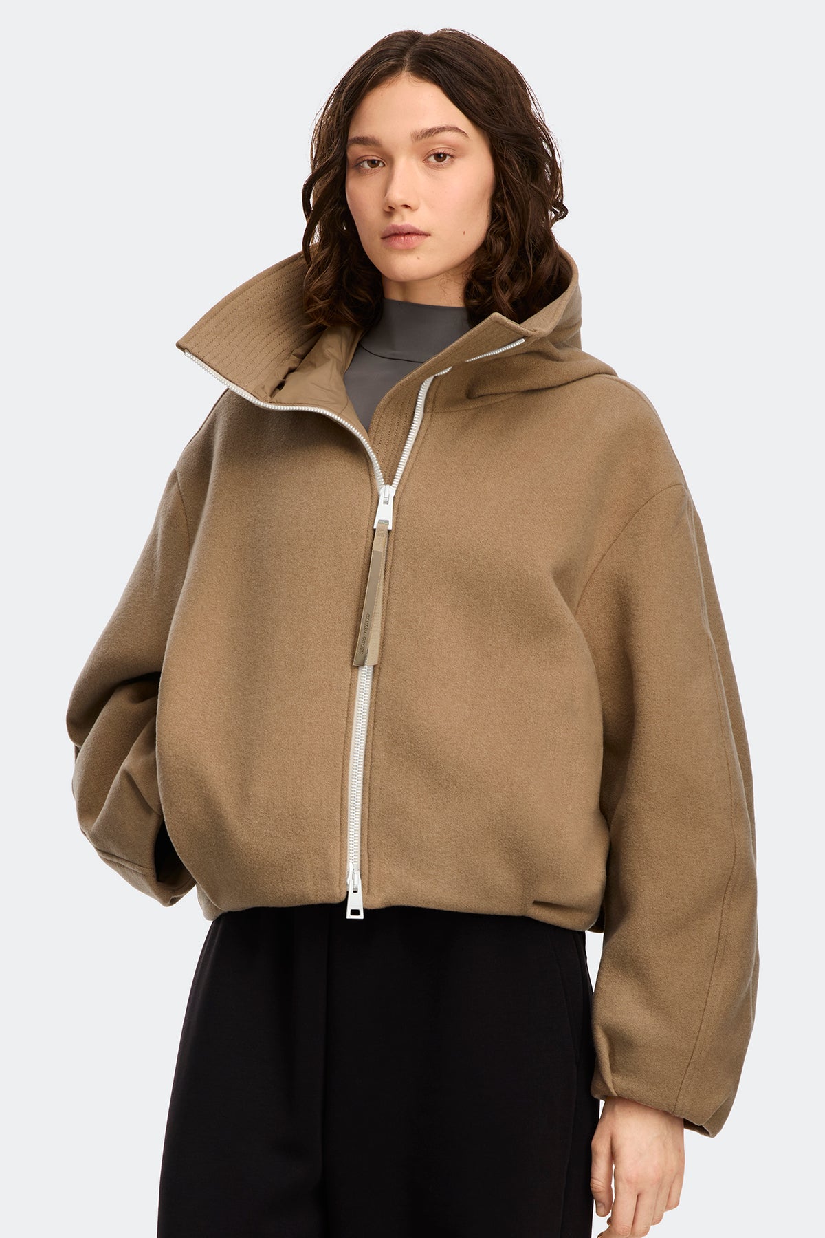 Chilliwack Wool Bomber - Tan 9007 - on_front_closed_01