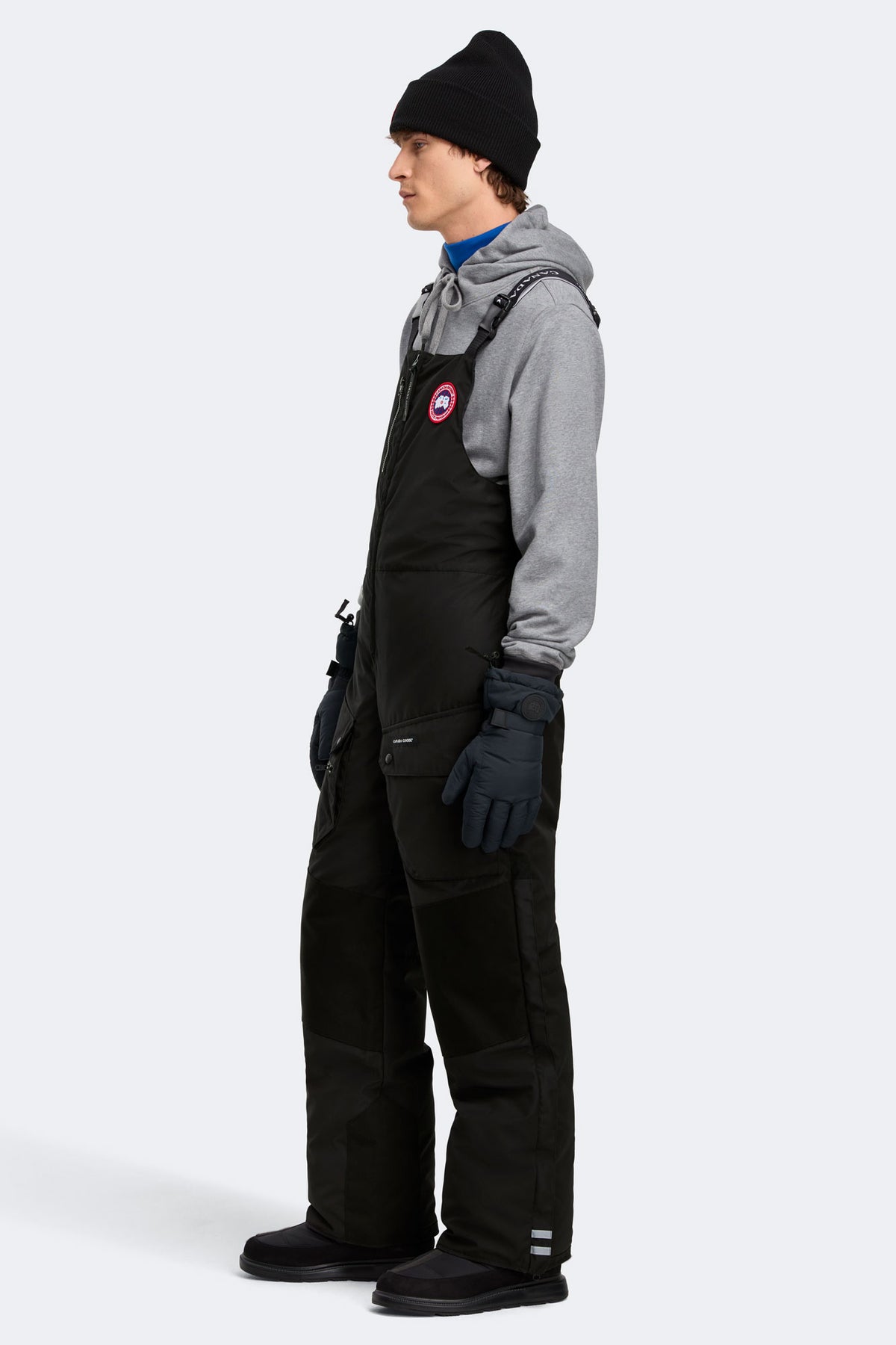 Tundra Bib Overall - Black 9061 - on_front_closed_01