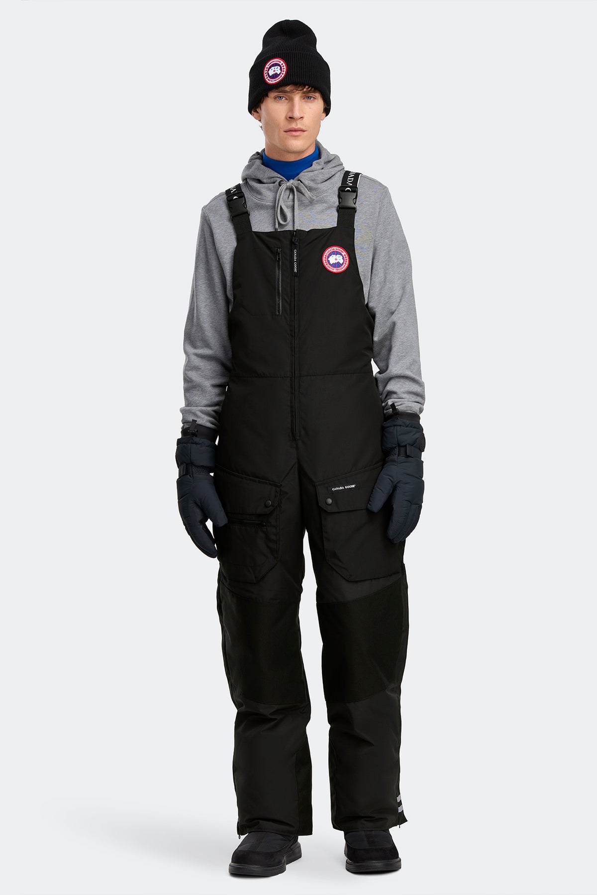Tundra Bib Overall - Black 9061 - on_full_body_01