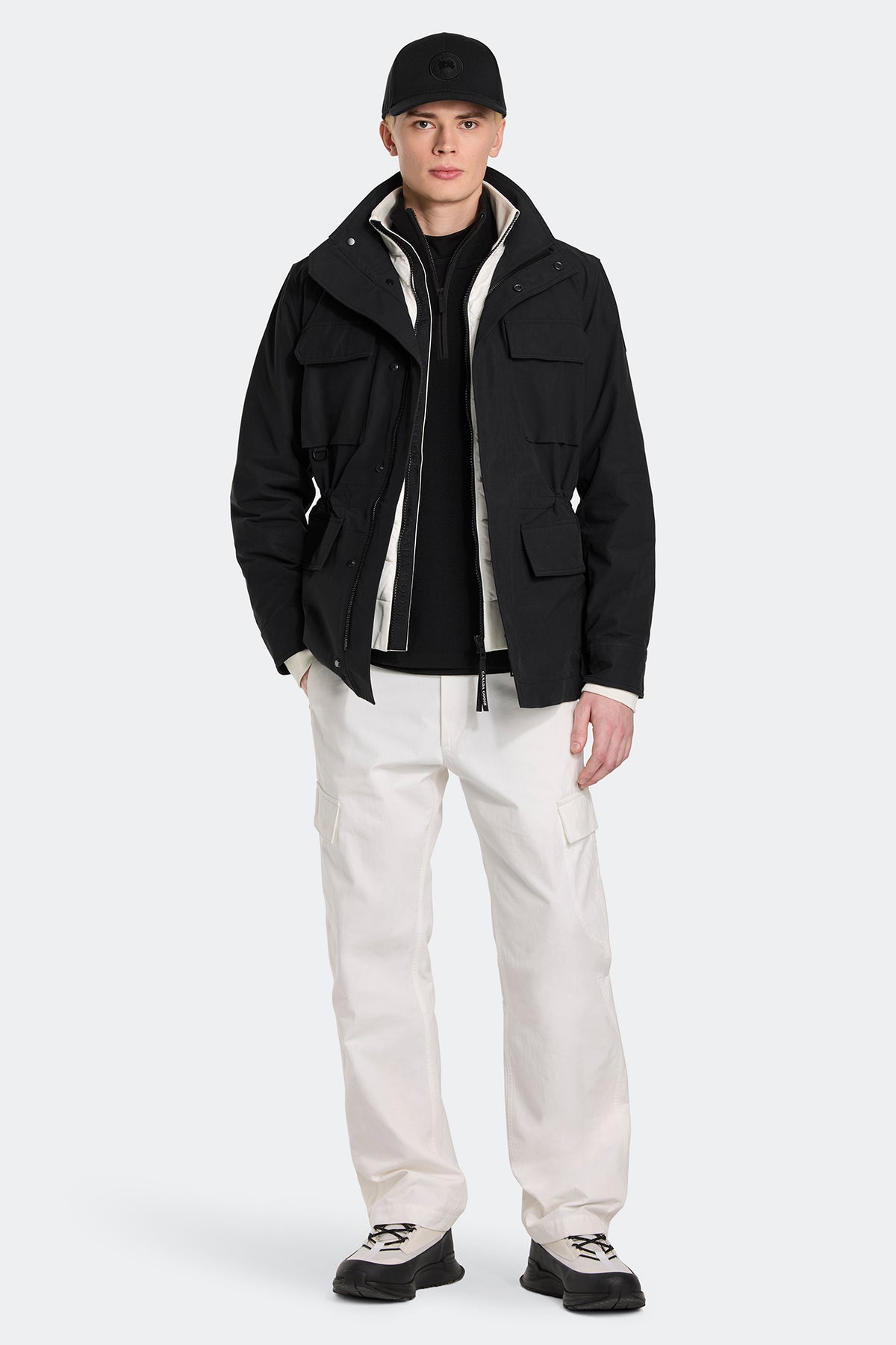 Harrison Lightweight Jacket - Black 9061 - on_full_body_01
