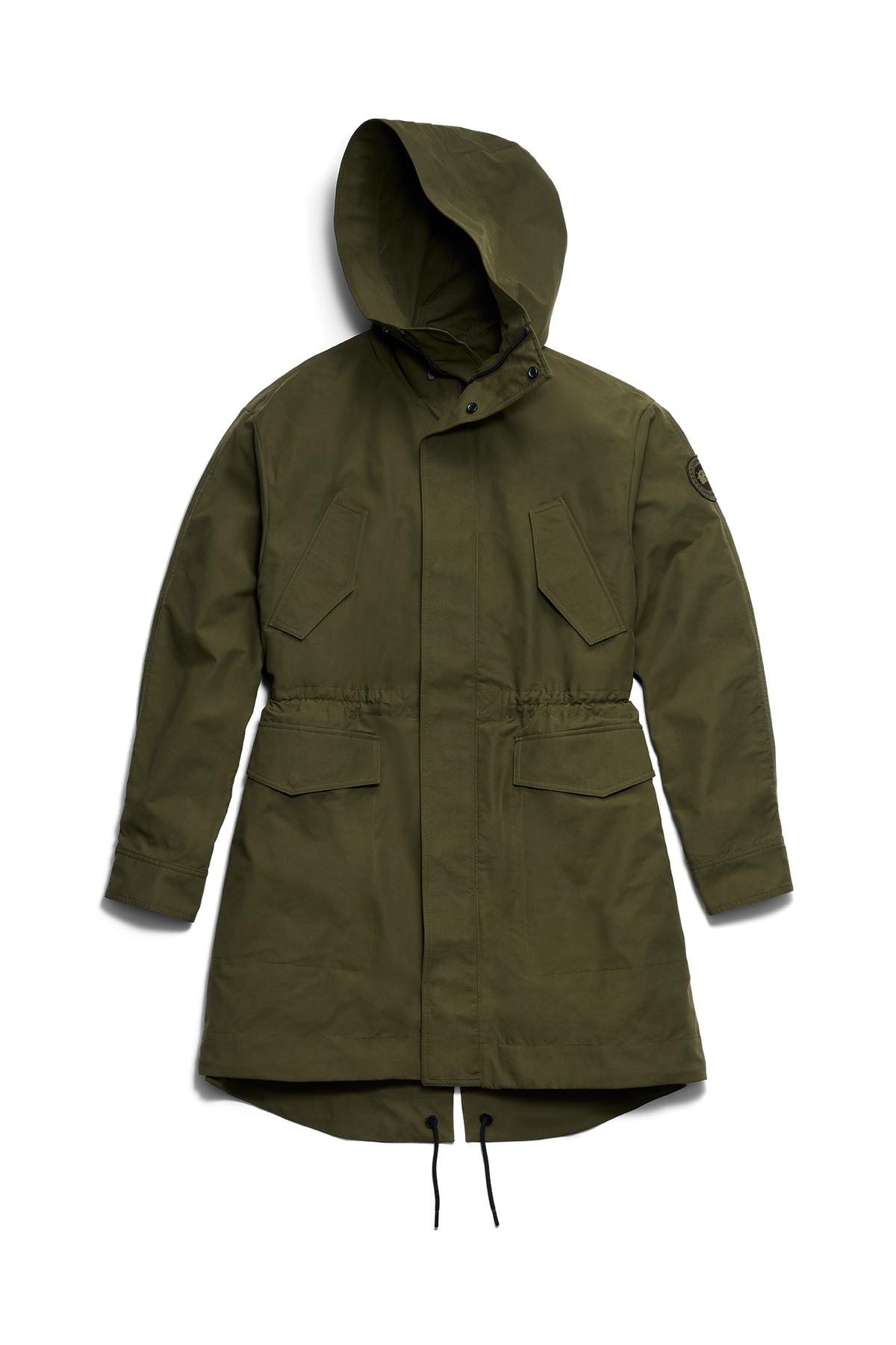 Harrison Lightweight Parka - Military Green 49 - off_flat_lay_01
