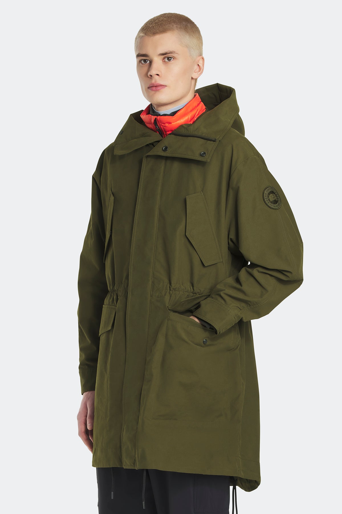 Harrison Lightweight Parka - Military Green 49 - on_back_01
